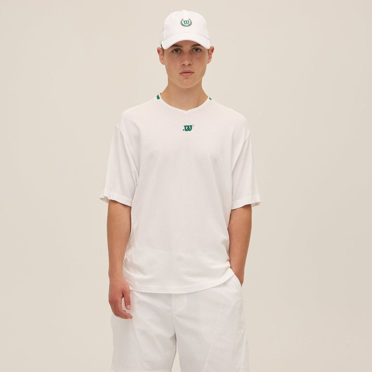 Kith × Wilson Kith for Wilson Ellsworth White Court Tee Jersey XL Tennis Size US XL / EU 56 / 4 - 2 Thumbnail