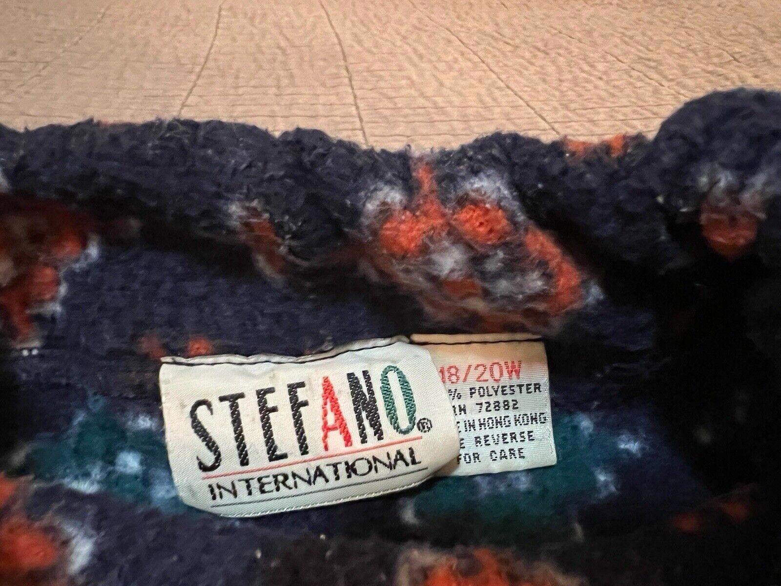 Designer Stefano Stripped Crew Neck Long Sleeve Sweater Womens 18/20W Size US XXL / EU 58 / 5 - 2 Thumbnail
