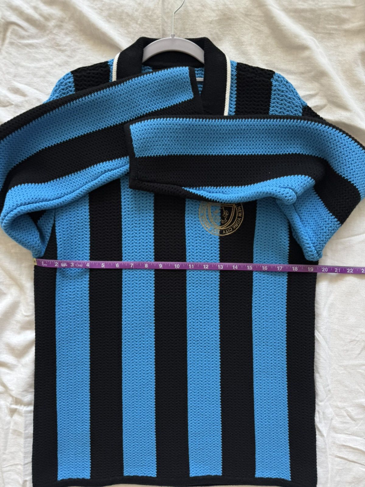 Aime Leon Dore ALD Knit Soccer Jersey M Blue Black NWOT Size US M / EU 48-50 / 2 - 7 Thumbnail