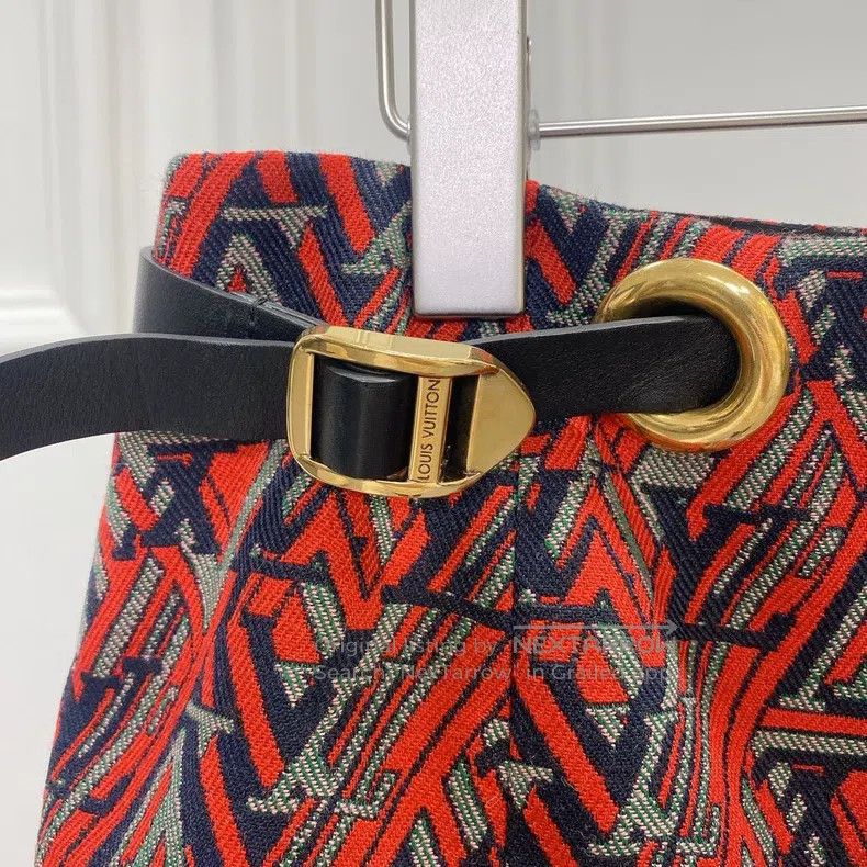 Louis Vuitton Louis Vuitton Red full logo skirt Size 39" - 5 Thumbnail