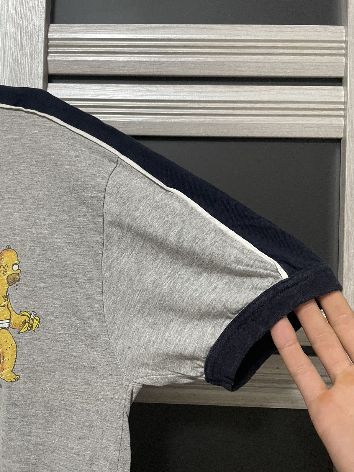 Vintage 1996 Vintage Homersapien Simpsons Gray Cartoon Tee L Size US L / EU 52-54 / 3 - 2 Thumbnail