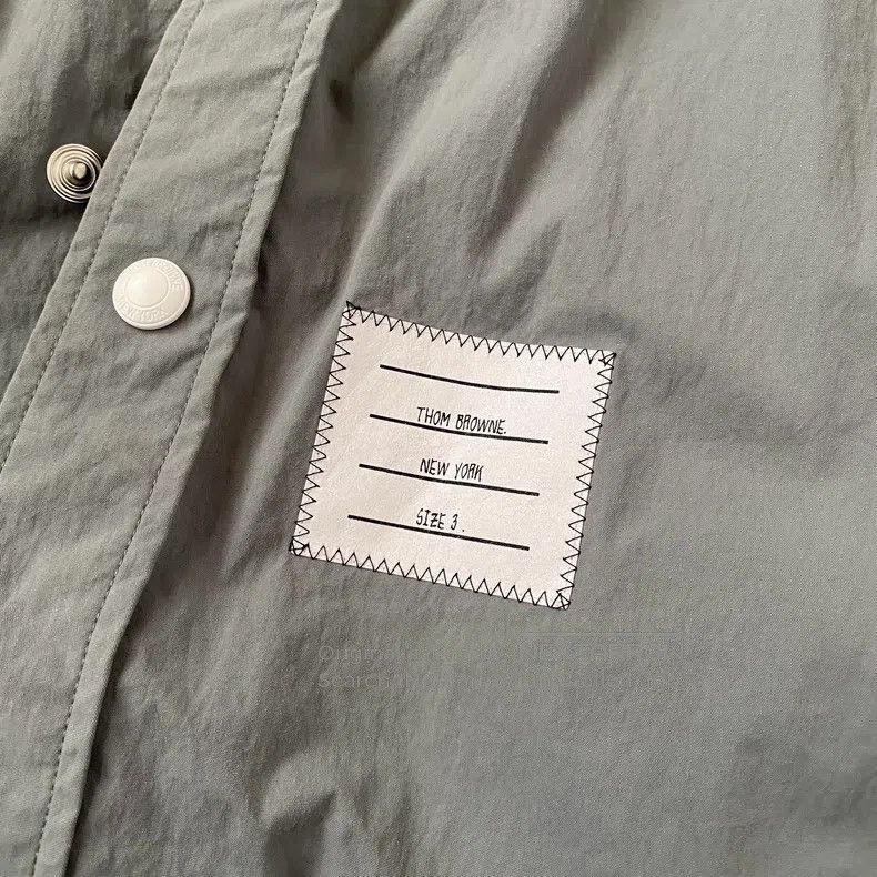 Thom Browne Thom Browne Patch logo nylon jacket Size US L / EU 52-54 / 3 - 3 Thumbnail