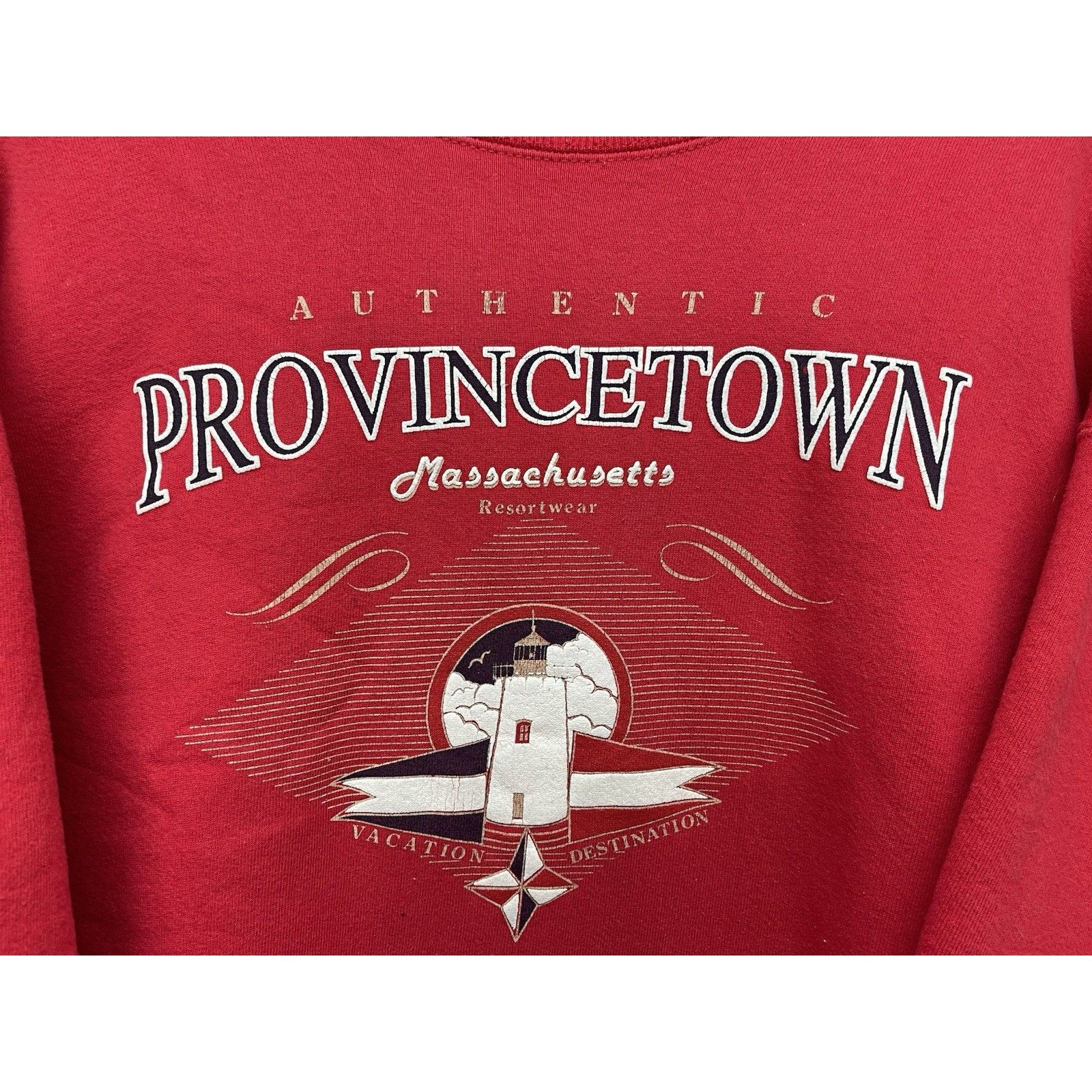 Vintage Vintage 90s Cape Cod Provincetown Massachusetts Lighthouse R Size US L / EU 52-54 / 3 - 3 Thumbnail