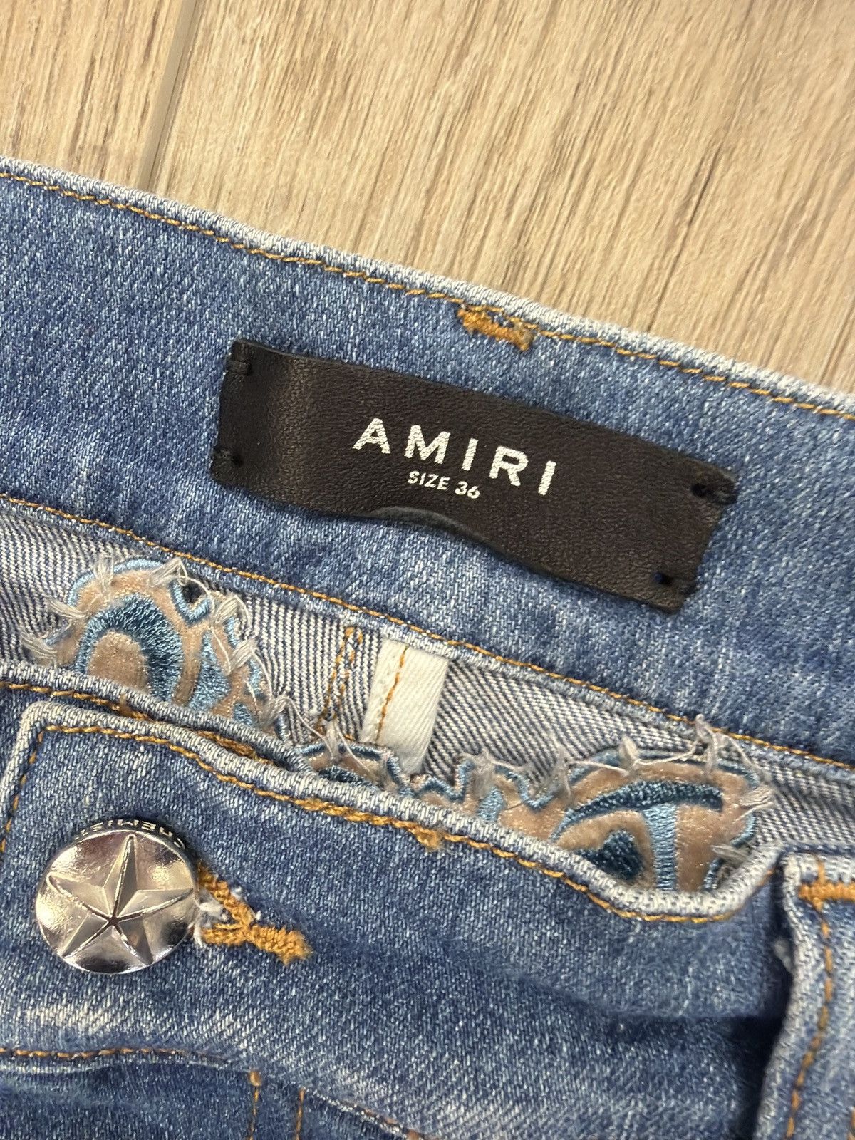Amiri Amiri chemist denim stars plaid patches 36 Size US 36 / EU 52 - 6 Thumbnail