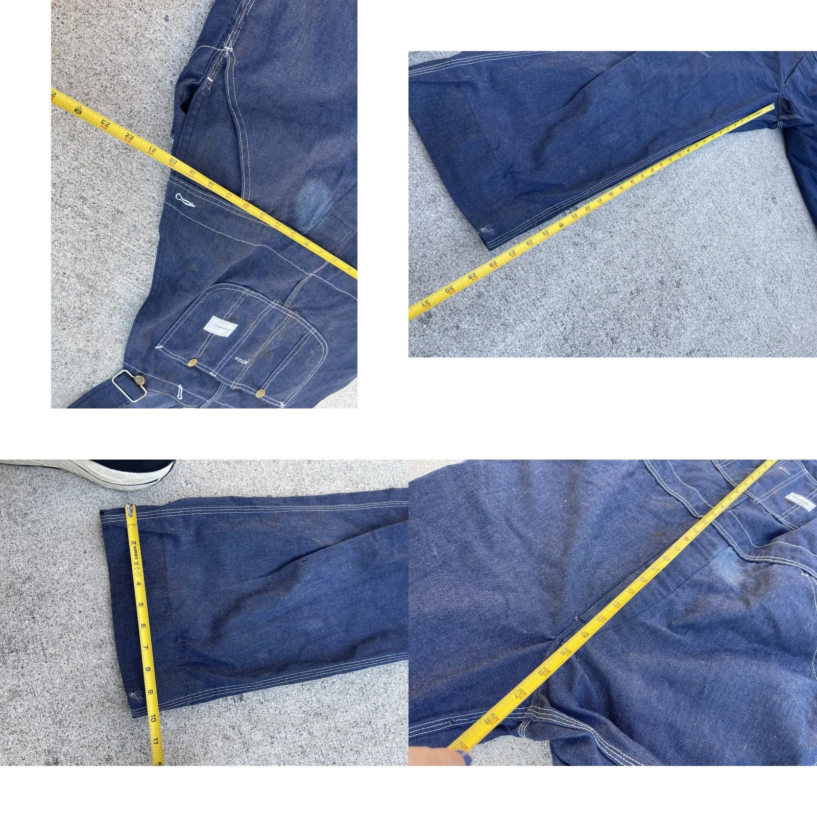 Sears VINTAGE Sears Denim Overalls Mens 40 Regular Blue 60s 70s USA USA Size US 40 / EU 56 - 8 Thumbnail