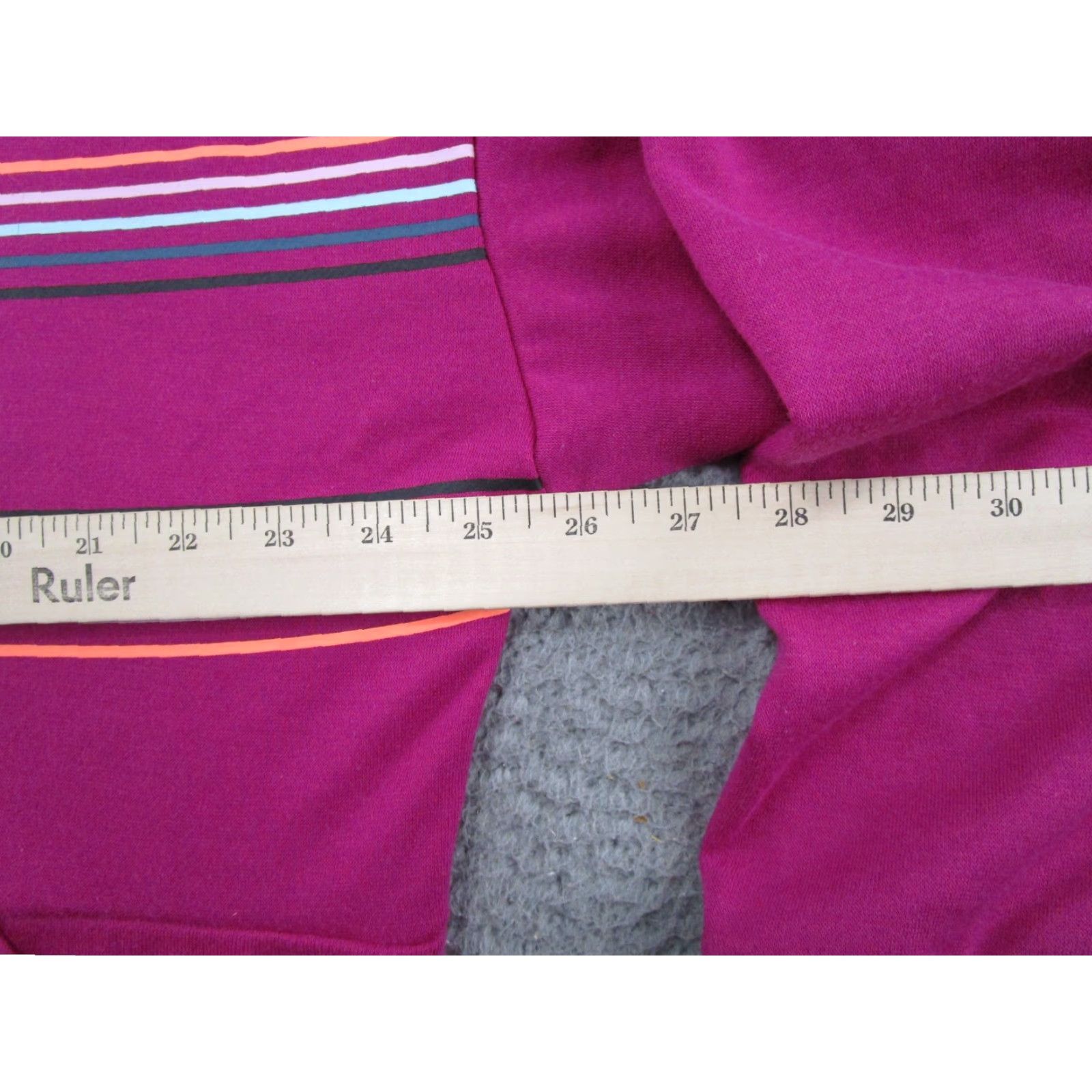 Bebe Bebe Sport Women's Hoodie Pullover Striped Logo Zip Pink Plus Size 2X Size XXL / US 16-18 / IT 52-54 - 6 Thumbnail