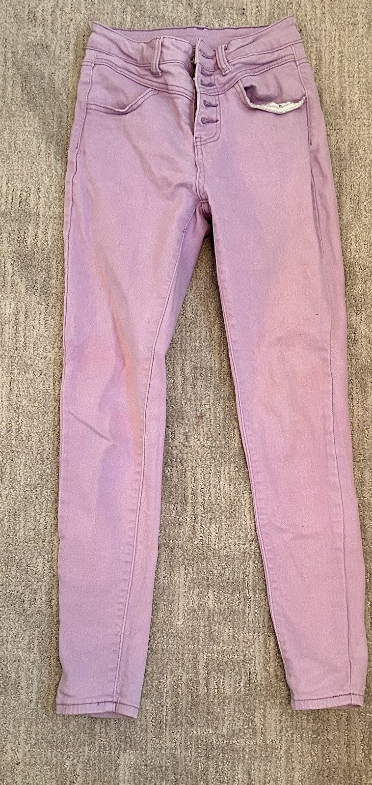 Shein Purple Shein skinny jeans with 5 buttons and pockets Size 25" / US 0 / IT 36 - 2 Thumbnail