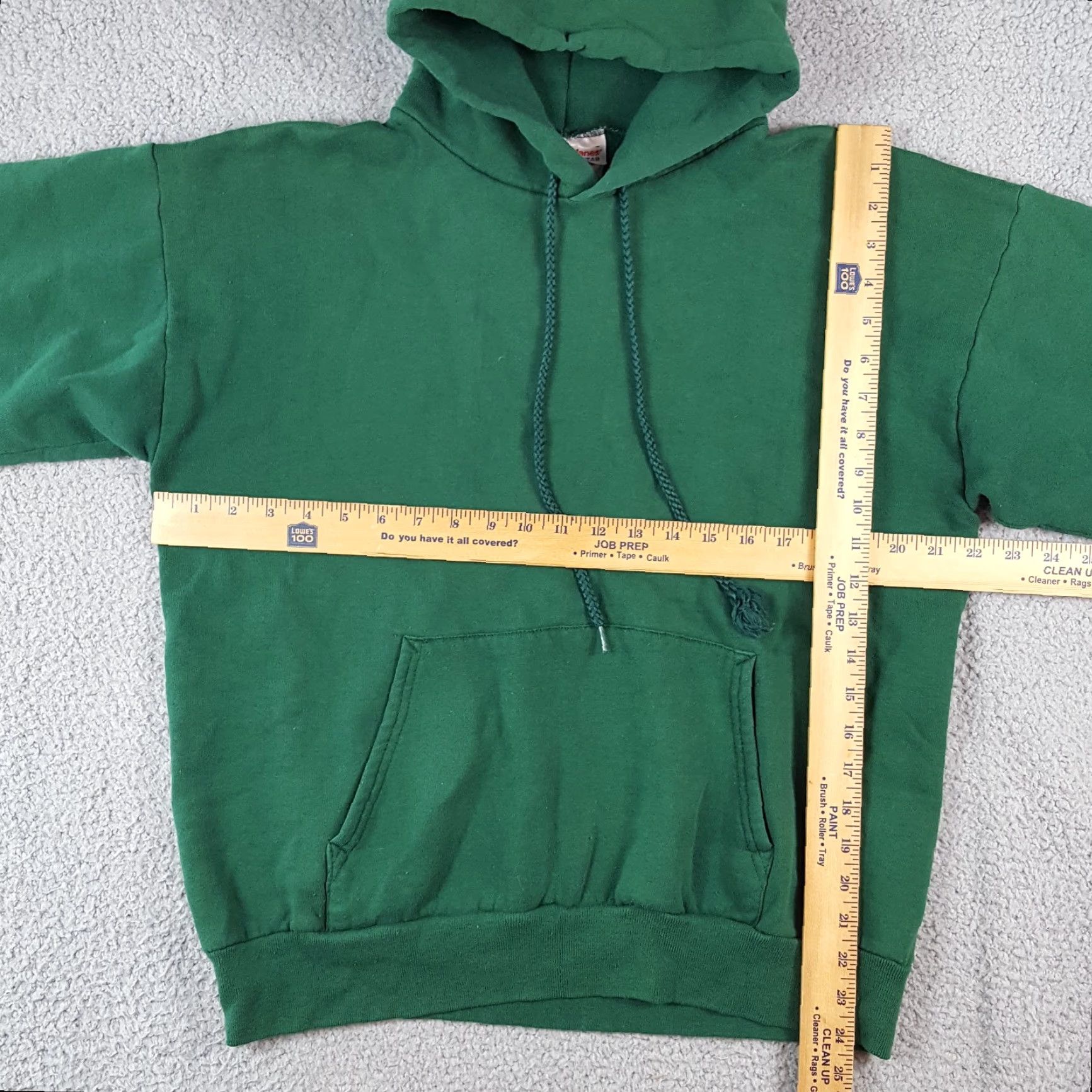 Hanes Vintage Hanes Forest Green Hoodie L Men 90s Grunge Y2K Crew Neck Pullover Sweatshirt Size US L / EU 52-54 / 3 - 6 Thumbnail