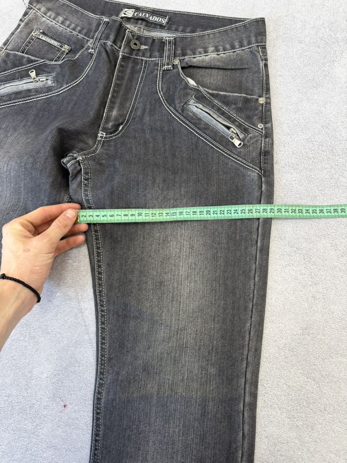 Hedi Slimane Vintage Dior Hedi Slimane Style Washed Denim Jeans Size US 30 / EU 46 - 13 Thumbnail