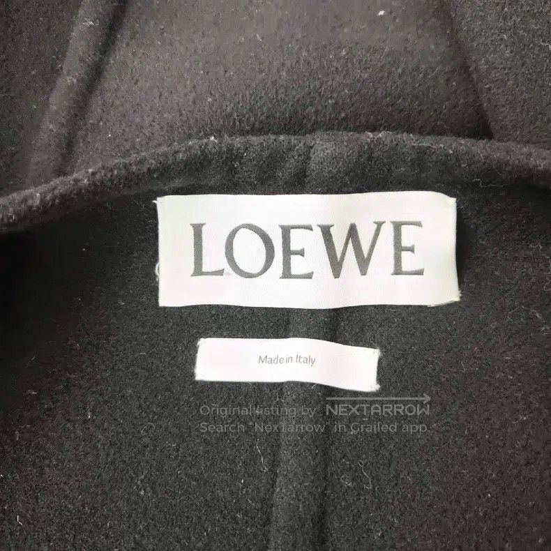 Loewe Loewe Black Long Coat Size S / US 4 / IT 40 - 3 Thumbnail