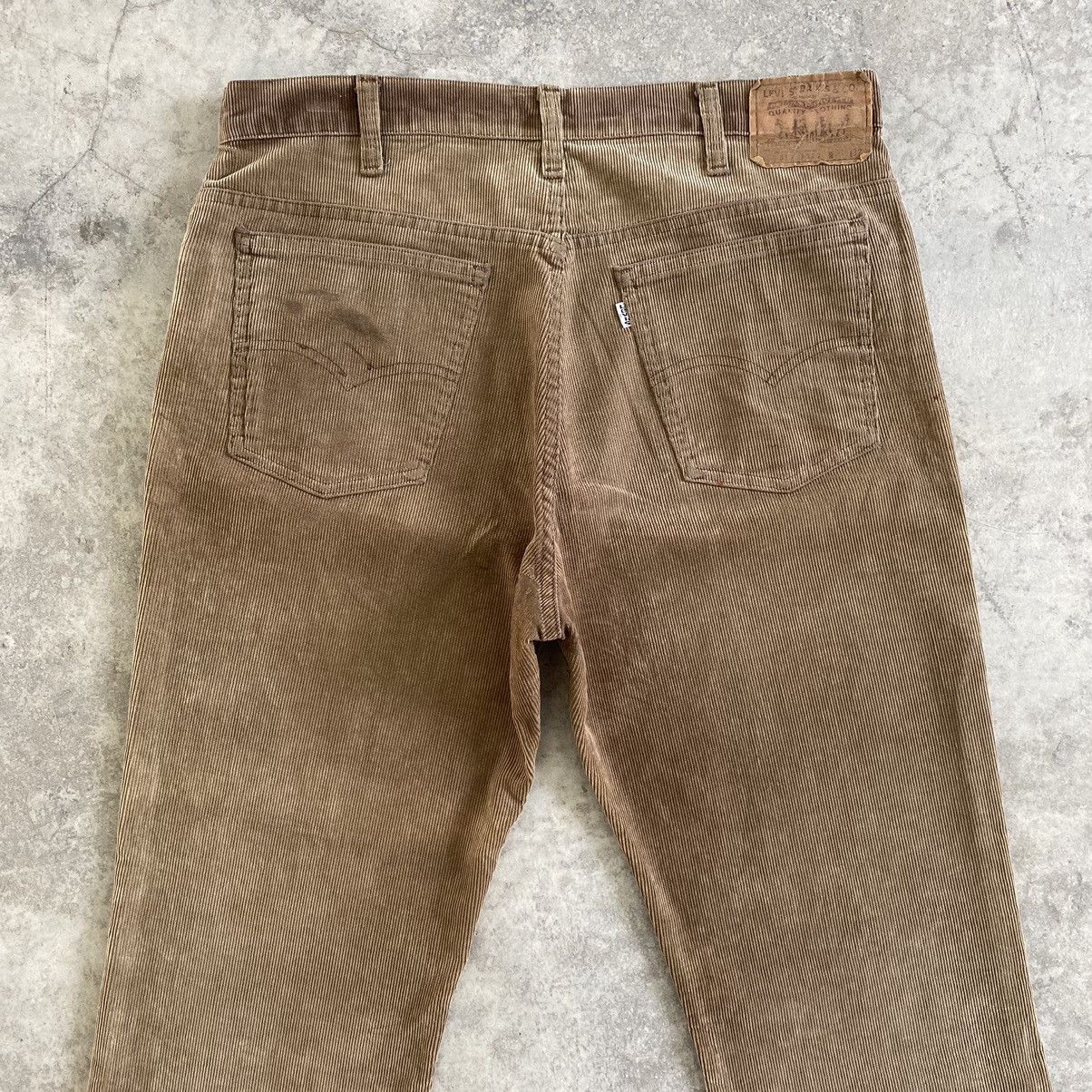 Levi's Vintage 70’s Levis 517 Faded Brown Corduroy Flared Jeans Size US 34 / EU 50 - 17 Thumbnail