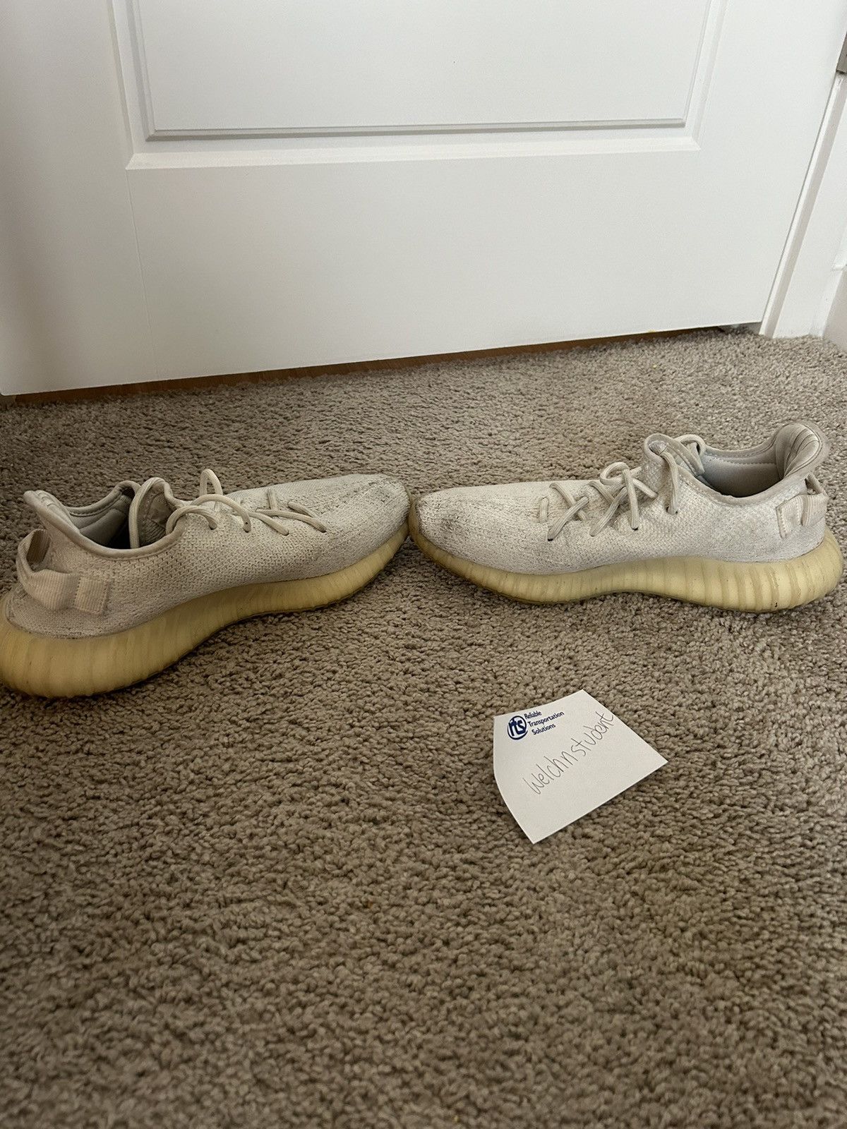 Adidas Triple White Yeezy 350 Size US 11 / EU 44 - 5 Thumbnail