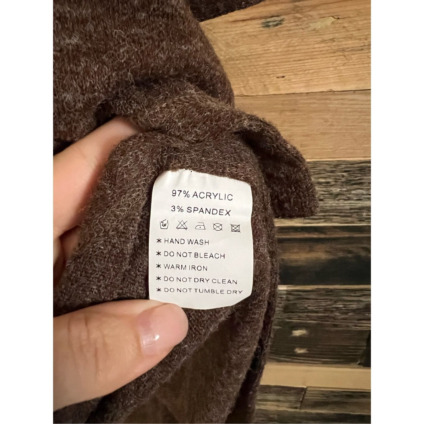 Other Patrizia Luca Women’s Poncho Sweater cover Button side brown high low Size L / US 10 / IT 46 - 5 Thumbnail