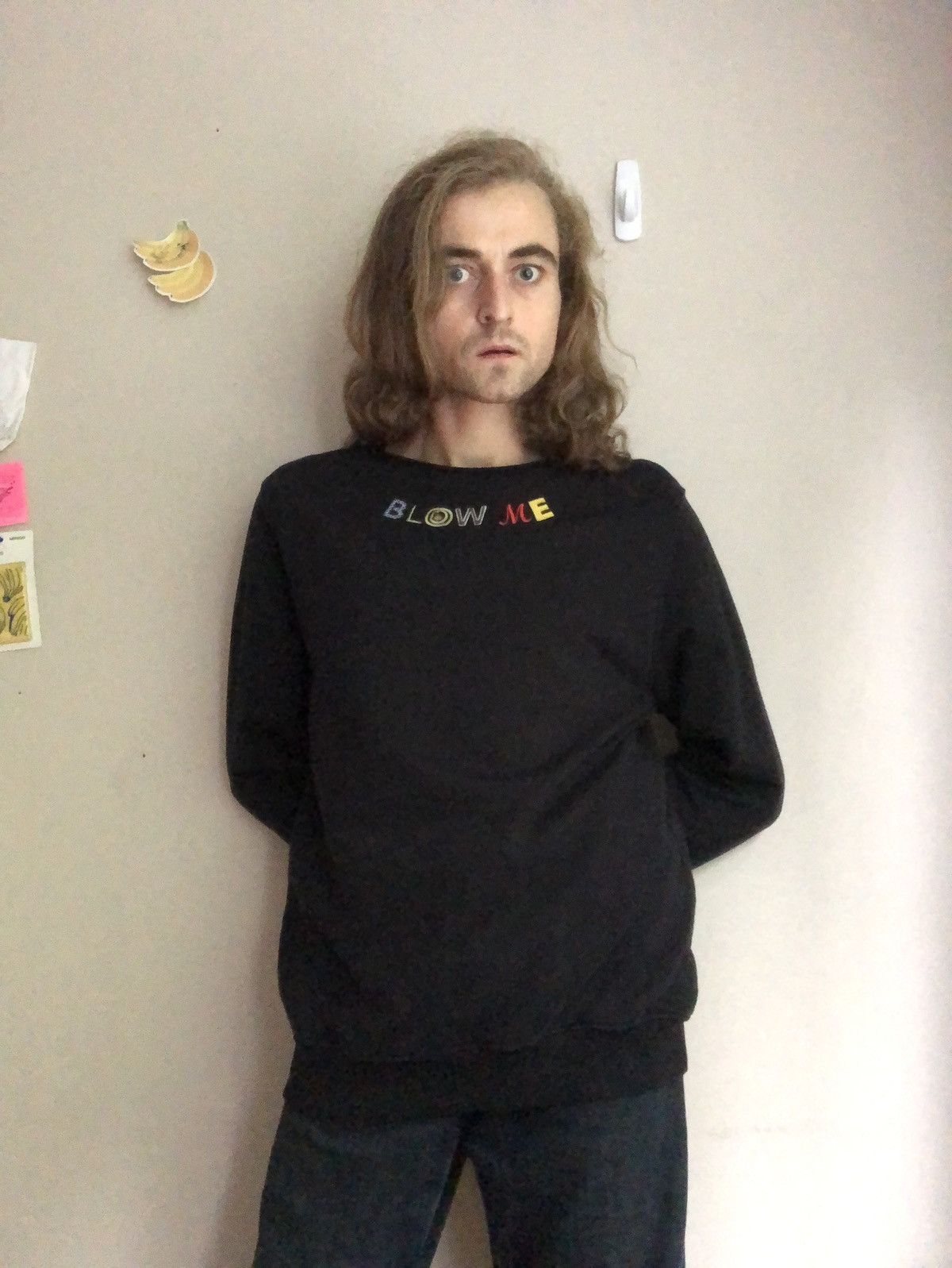 House Of Holland × Japanese Brand × Vintage House of Holland ‘BLOW ME’ Embroidered Sweatshirt Size US M / EU 48-50 / 2 - 17 Thumbnail