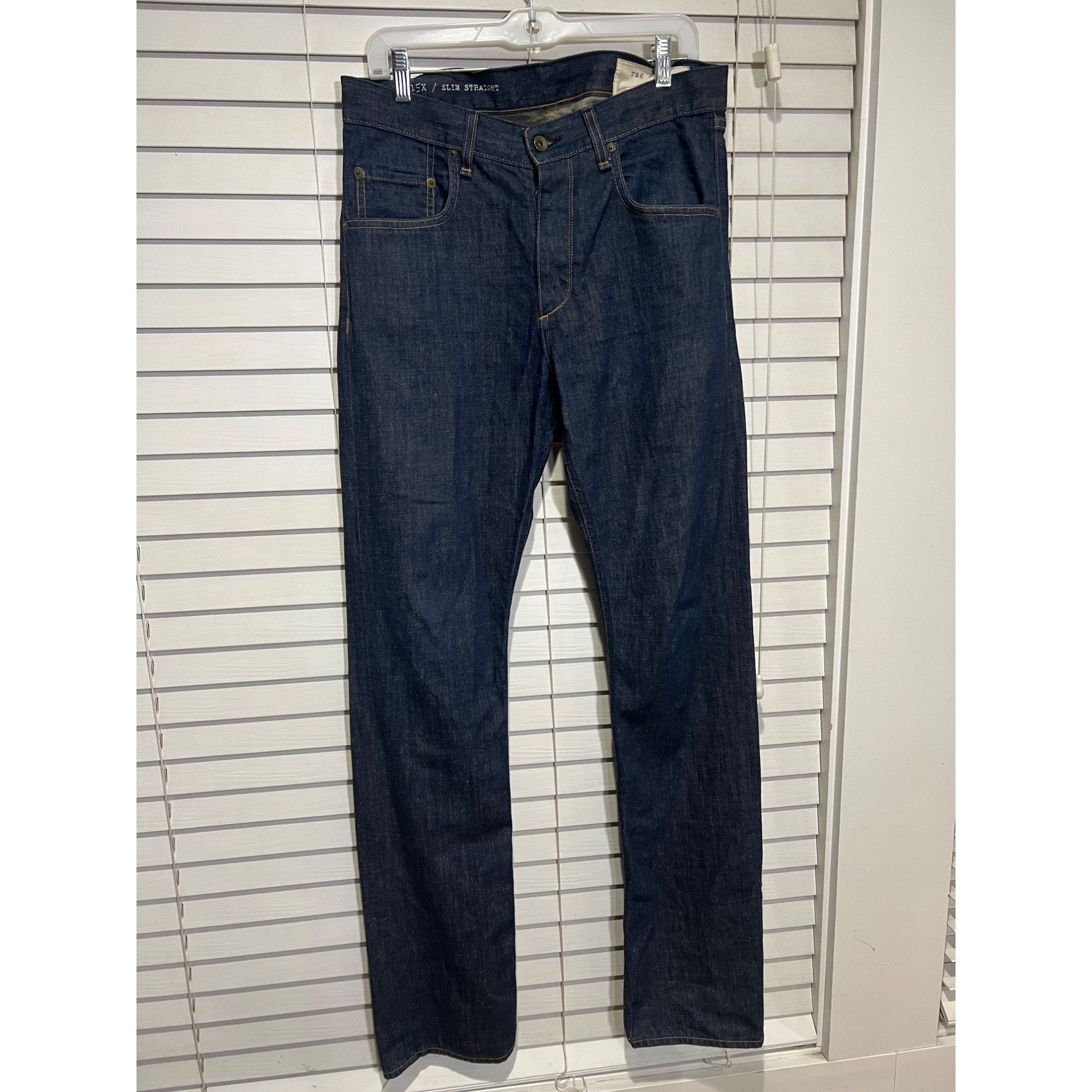 Rag & Bone 15x Slim Straight Mens Jeans - Size 32x34
