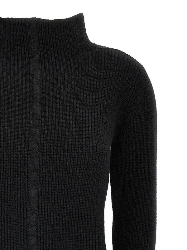 Rick Owens o1y0126 Turtleneck Sweater in Black Size L / US 10 / IT 46 - 3 Thumbnail