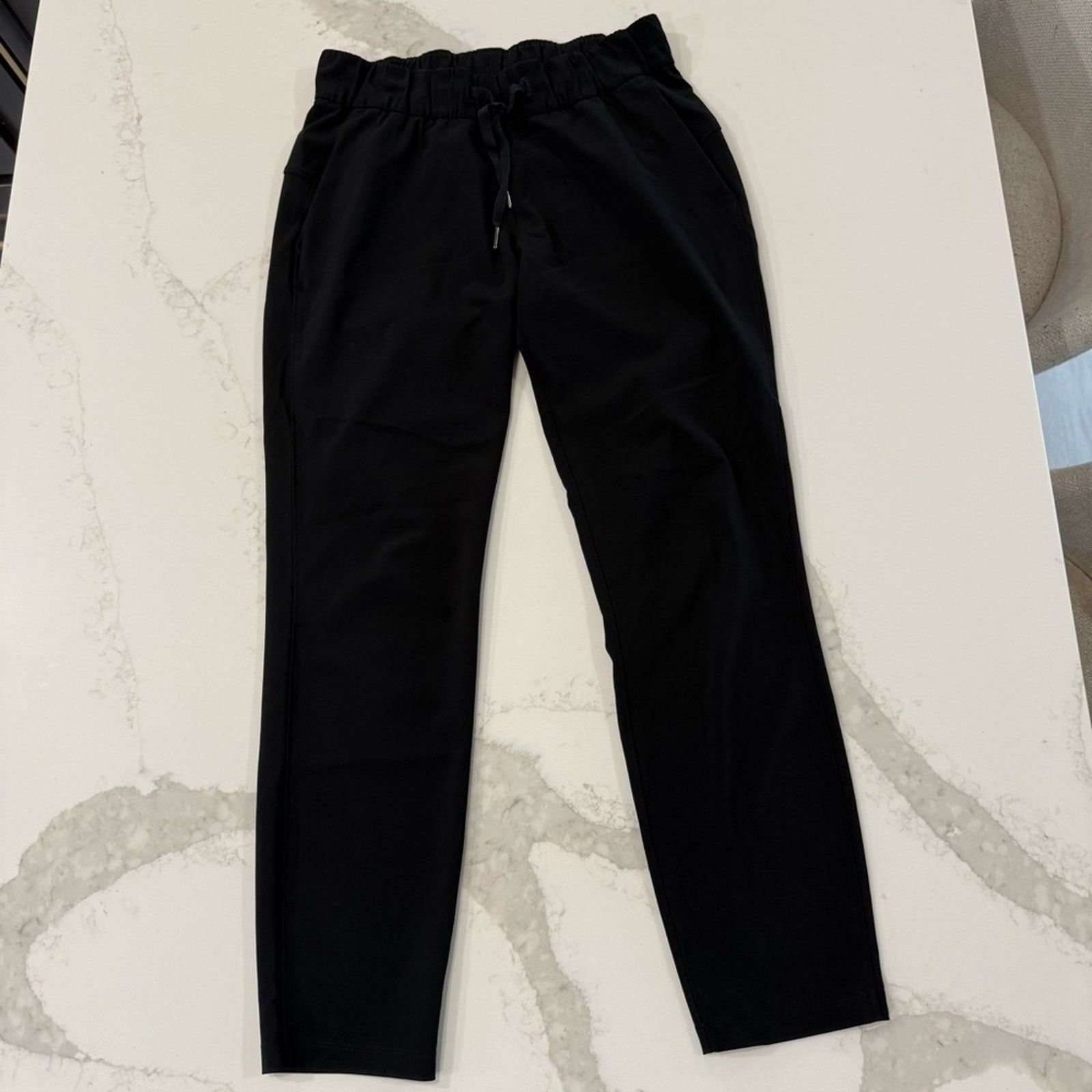 Lululemon Lululemon On The Fly 7/8 Length Pant Womens Size 4 Black Size 27" / US 4 / IT 40 - 6 Thumbnail