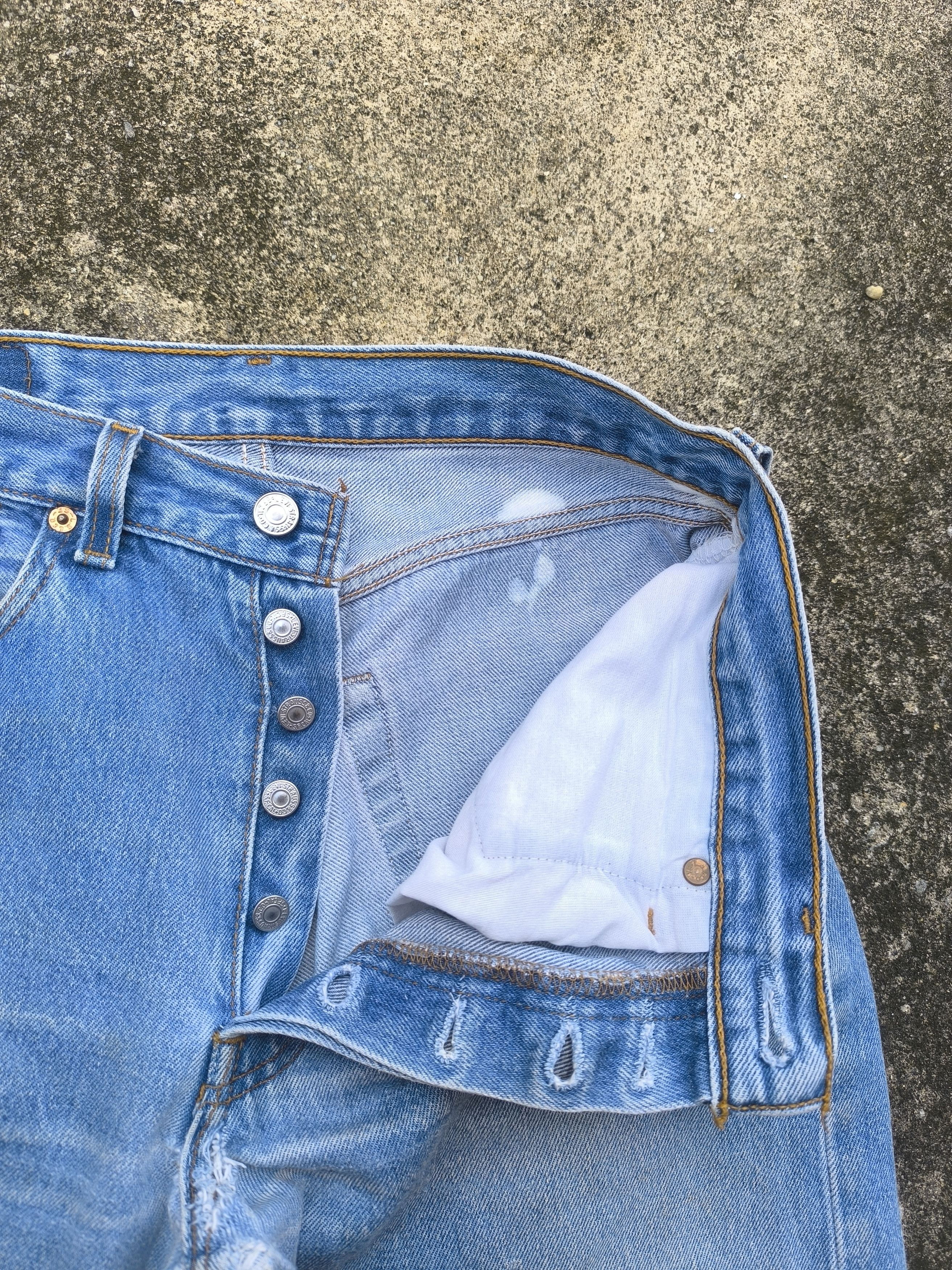 Levi's × Vintage 90s VINTAGE Levis 501 made in USA Size US 31 - 3 Thumbnail