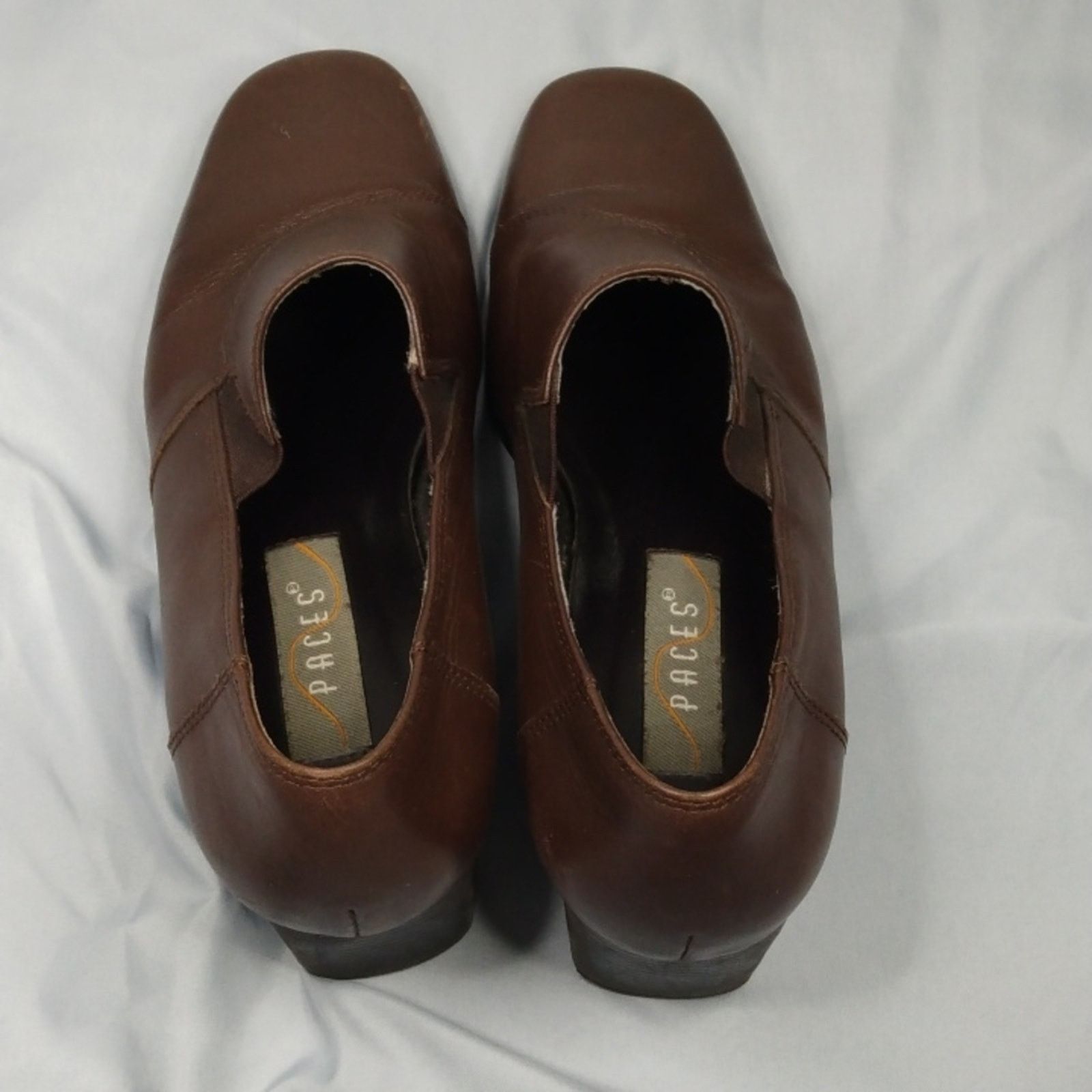 Other Paces Brenda Women heeled Brown Leather shoes Size 8.5 W Size US 8.5 / IT 38.5 - 7 Thumbnail