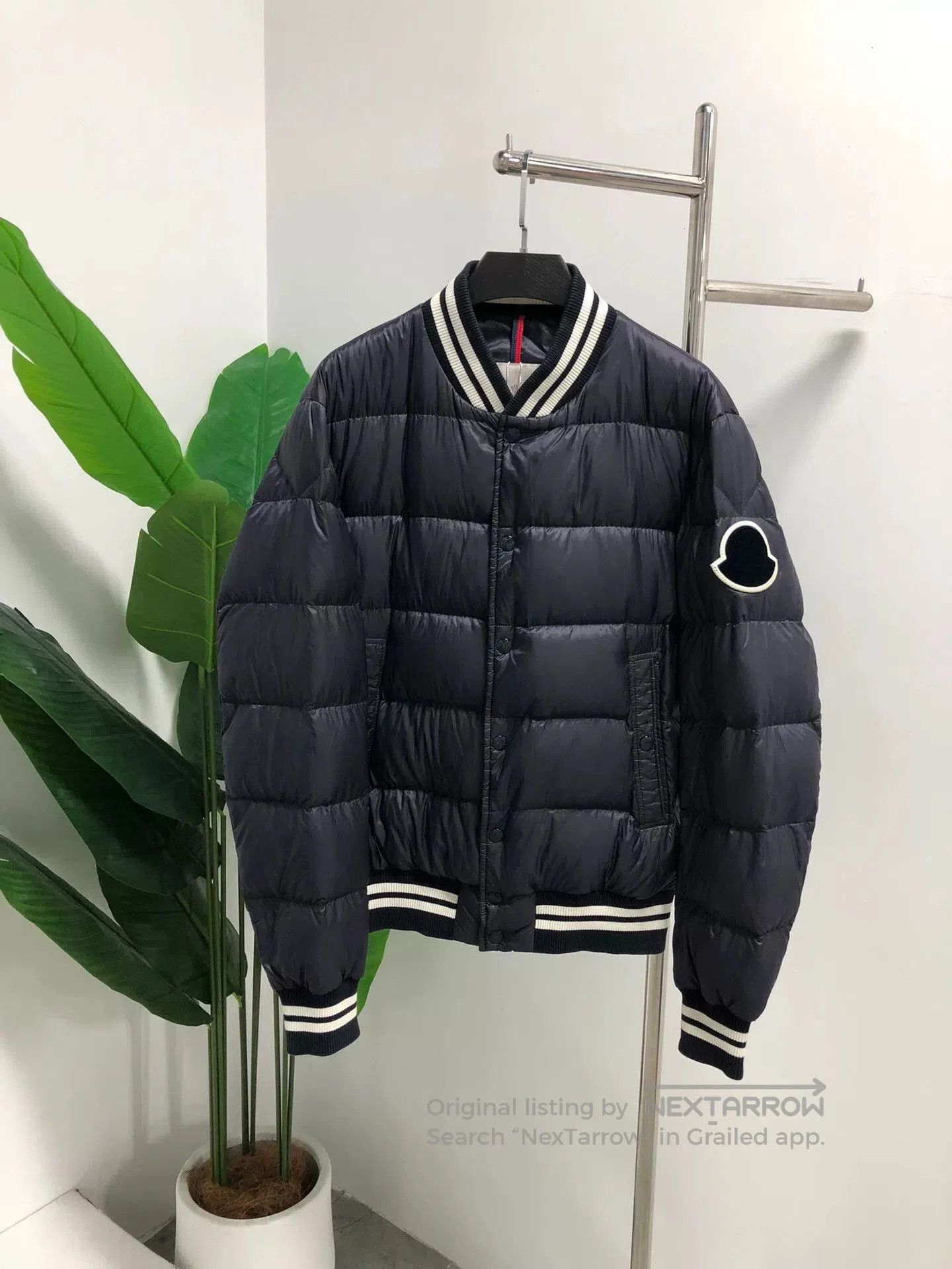Moncler moncler men's winter down jacket navy blue. Size US M / EU 48-50 / 2 - 1 Thumbnail