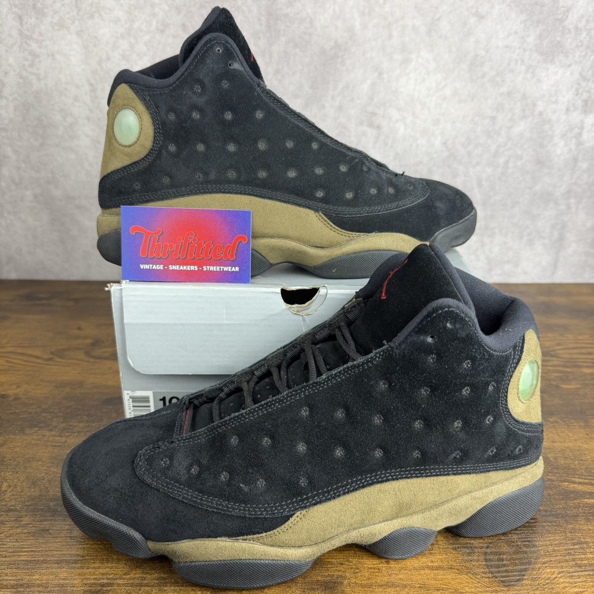 Jordan Brand Air Jordan 13 Retro Olive Size 10.5 414571-006 Black Sneaker Size US 13 / EU 46 - 1 Thumbnail