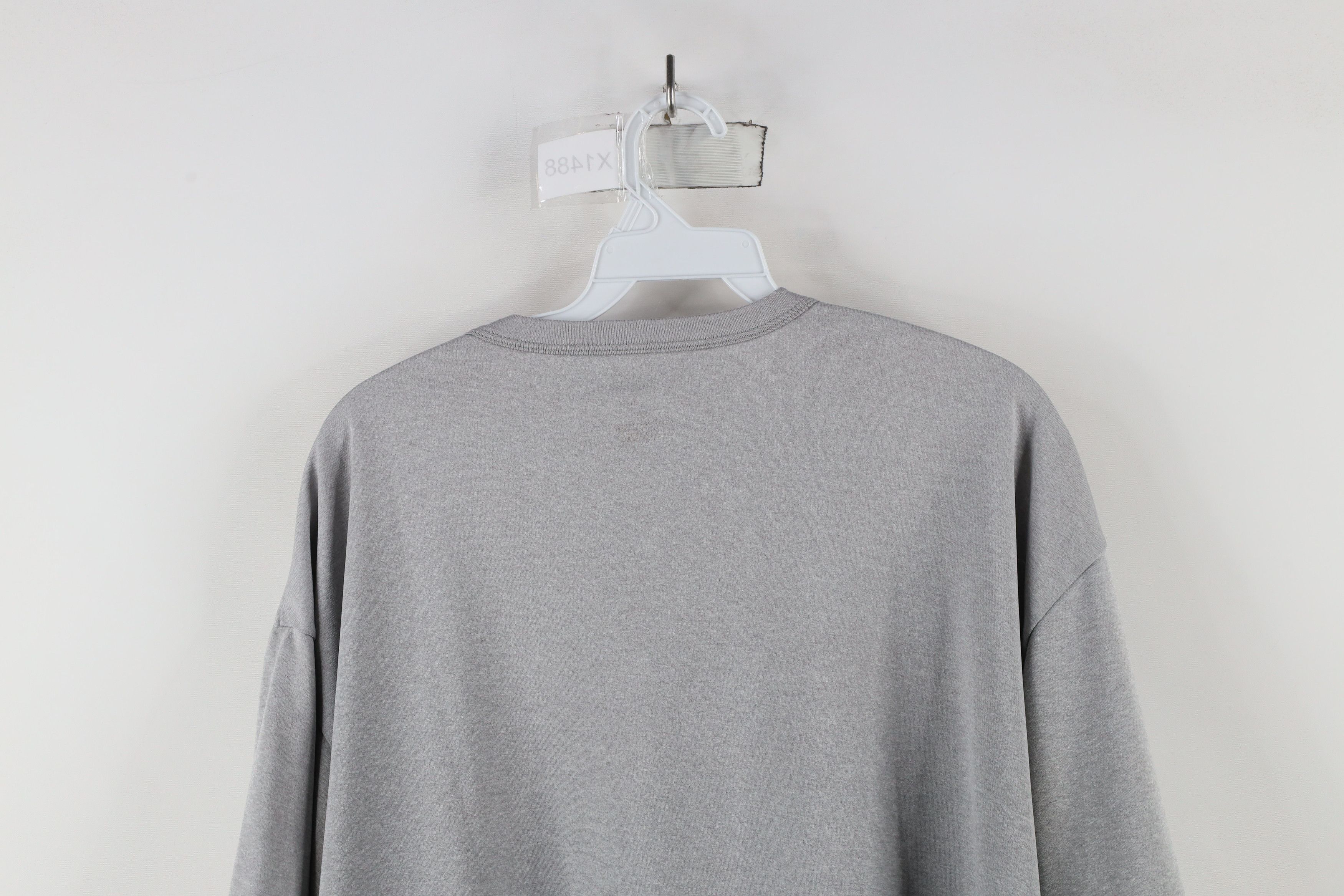 Nike × Vintage Vintage Nike Travis Scott Mini Swoosh T-Shirt Heather Gray Size US XXL / EU 58 / 5 - 12 Thumbnail