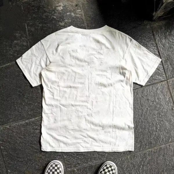 Vintage Rose pattern white casual vintage cotton t-shirt Size US L / EU 52-54 / 3 - 8 Thumbnail