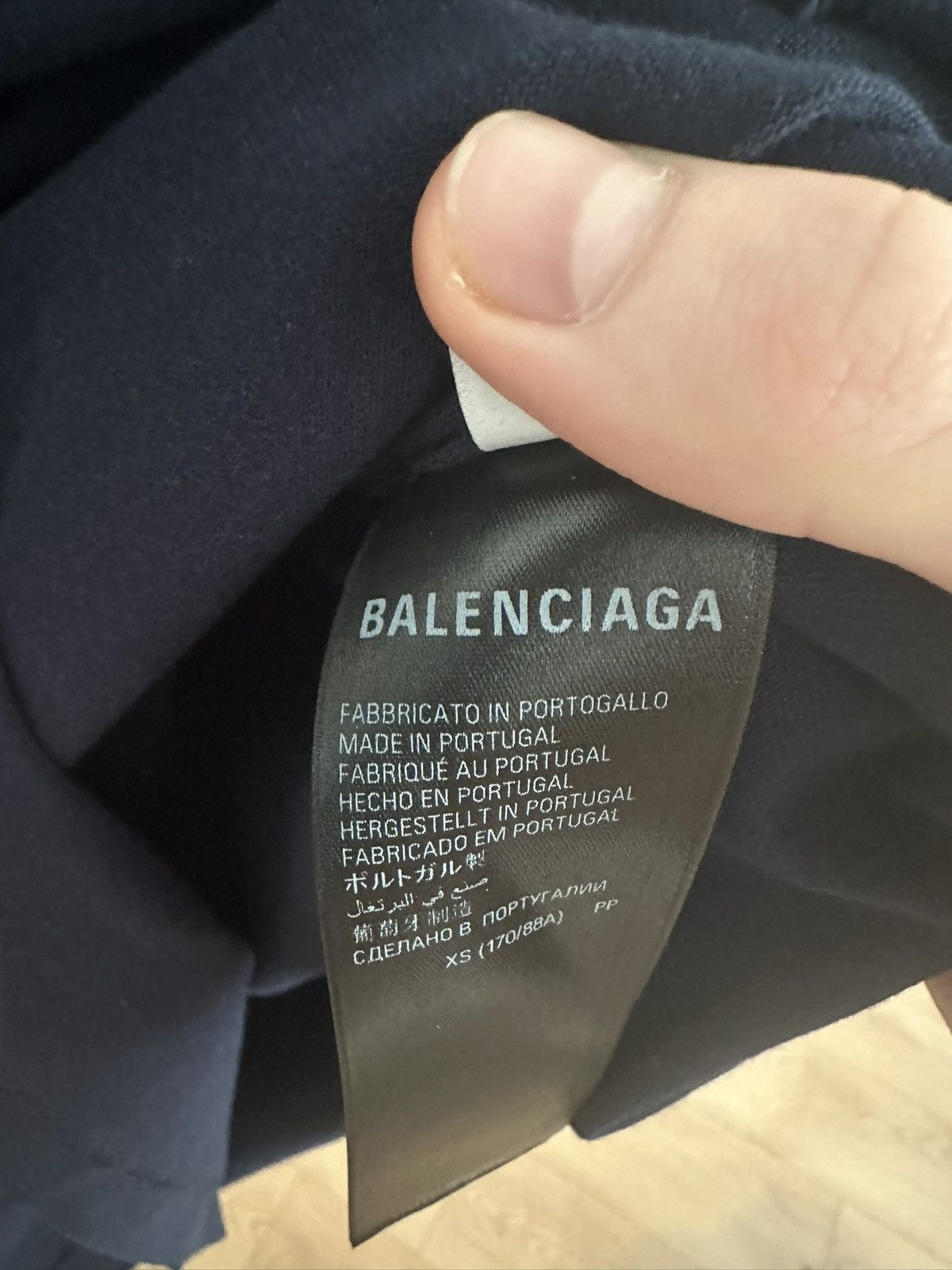 Balenciaga Balenciaga caps Logo distressed oversized shirt XS Size US XS / EU 42 / 0 - 4 Thumbnail