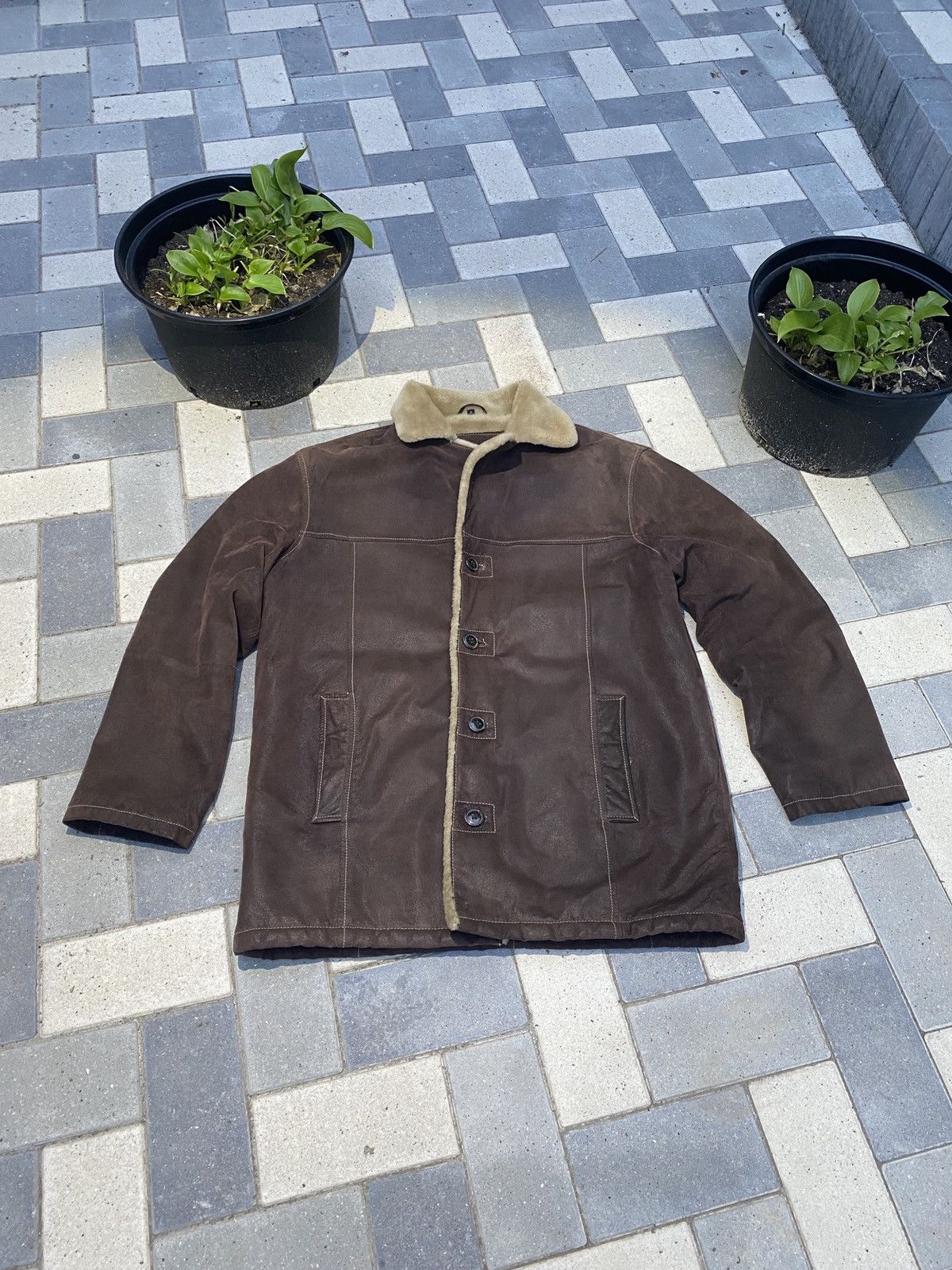 00s archive goa fur leather jacket ジャケット 00s archive goa fur leather jacket ジャケット