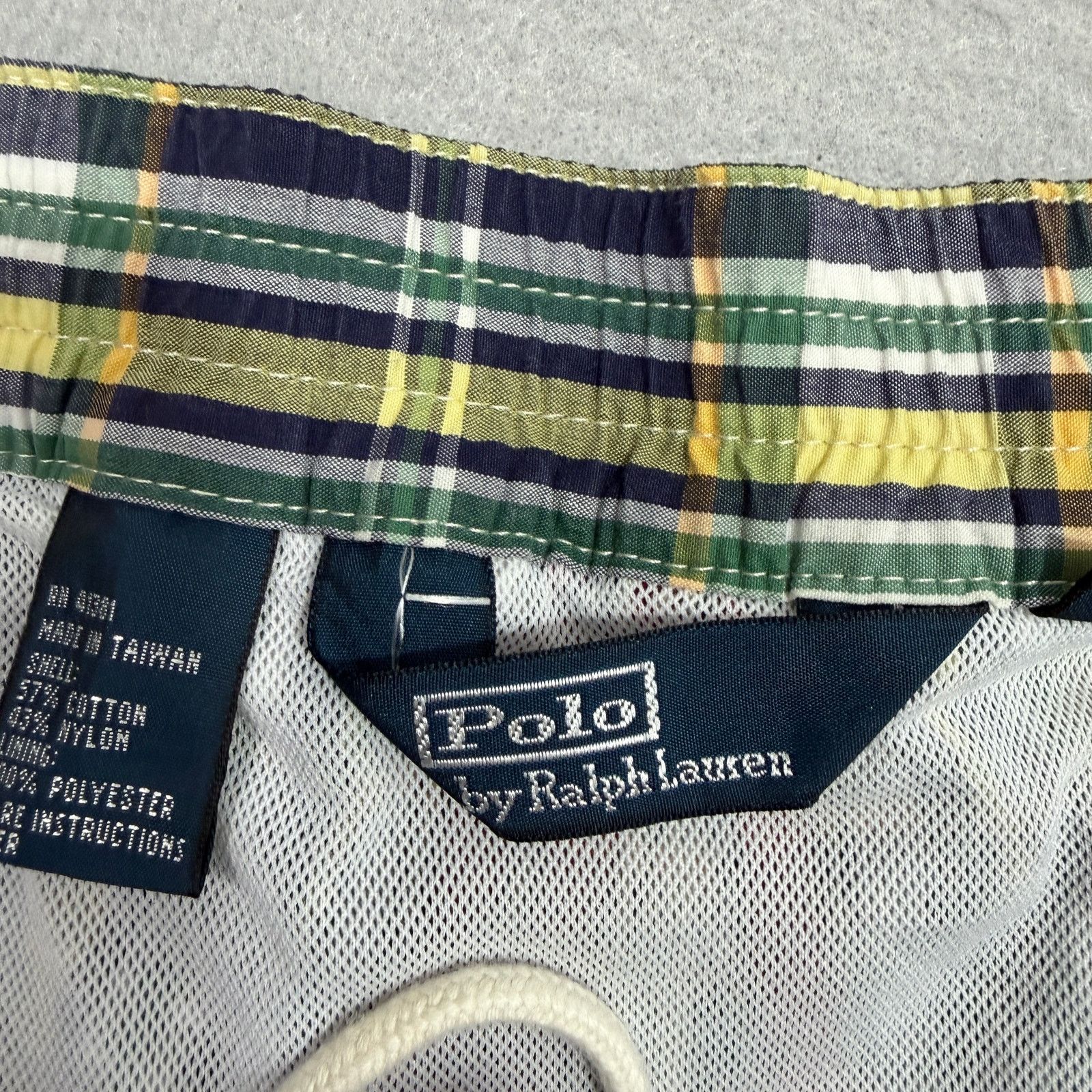 Polo Ralph Lauren Vintage Polo Ralph Lauren Plaid Swim Trunks 2XL Plaid Size US 38 / EU 54 - 6 Thumbnail