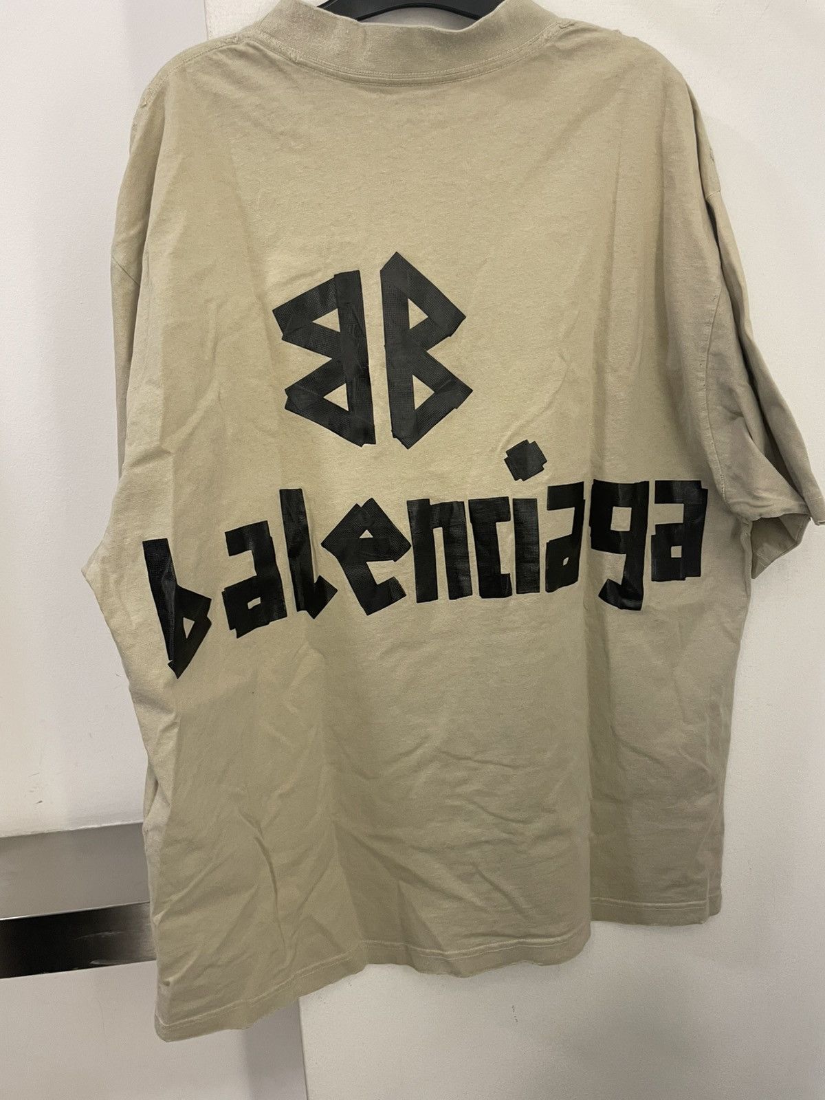 Balenciaga Oversized tape logo t-shirt Size US XS / EU 42 / 0 - 2 Thumbnail