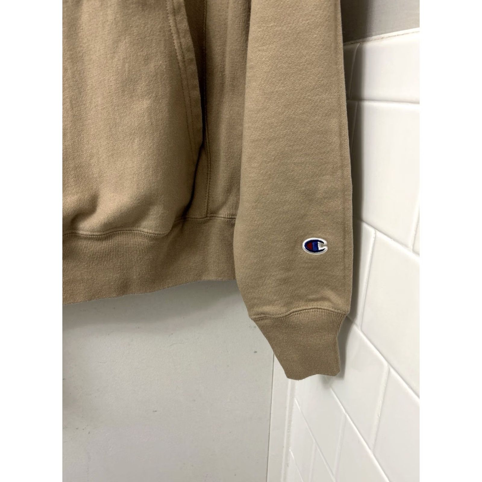 Champion Champion Reverse Weave Hoodie Men S Tan Brown Pullover Sweatshirt L/S Size US S / EU 44-46 / 1 - 4 Thumbnail