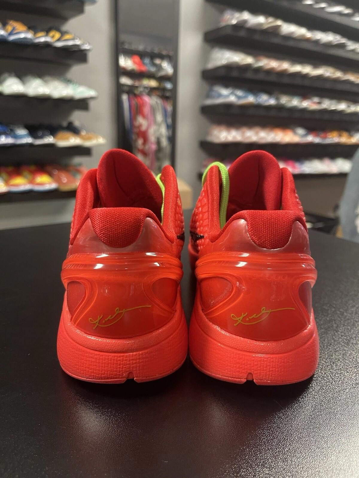 Nike Size 5y - Nike Kobe 6 Protro Reverse Grinch GS FV9676-600 GS Size US 5 / EU 37 - 4 Thumbnail