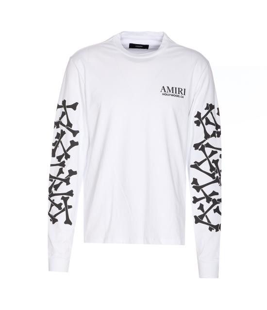 Amiri AMIRI Men Sweater JYTE1076 WHITE White Size US XL / EU 56 / 4 - 1 Thumbnail