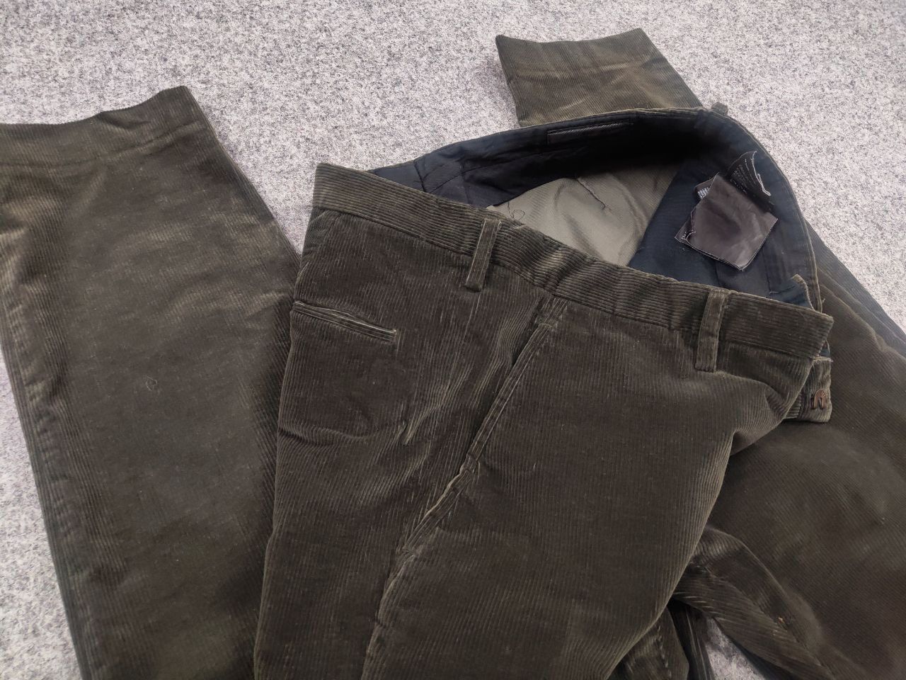 Prada Prada Design Black Label Oliver Corduroy Trouser Pants Size US 31 - 14 Thumbnail