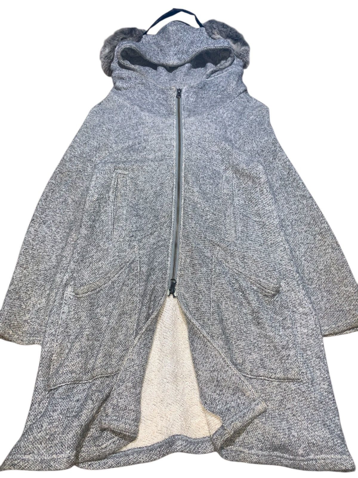 Le Grande Bleu (L.G.B.) Chaolu LAB leather + fur walkman double zip parka hoodie Size M / US 6-8 / IT 42-44 - 2 Thumbnail