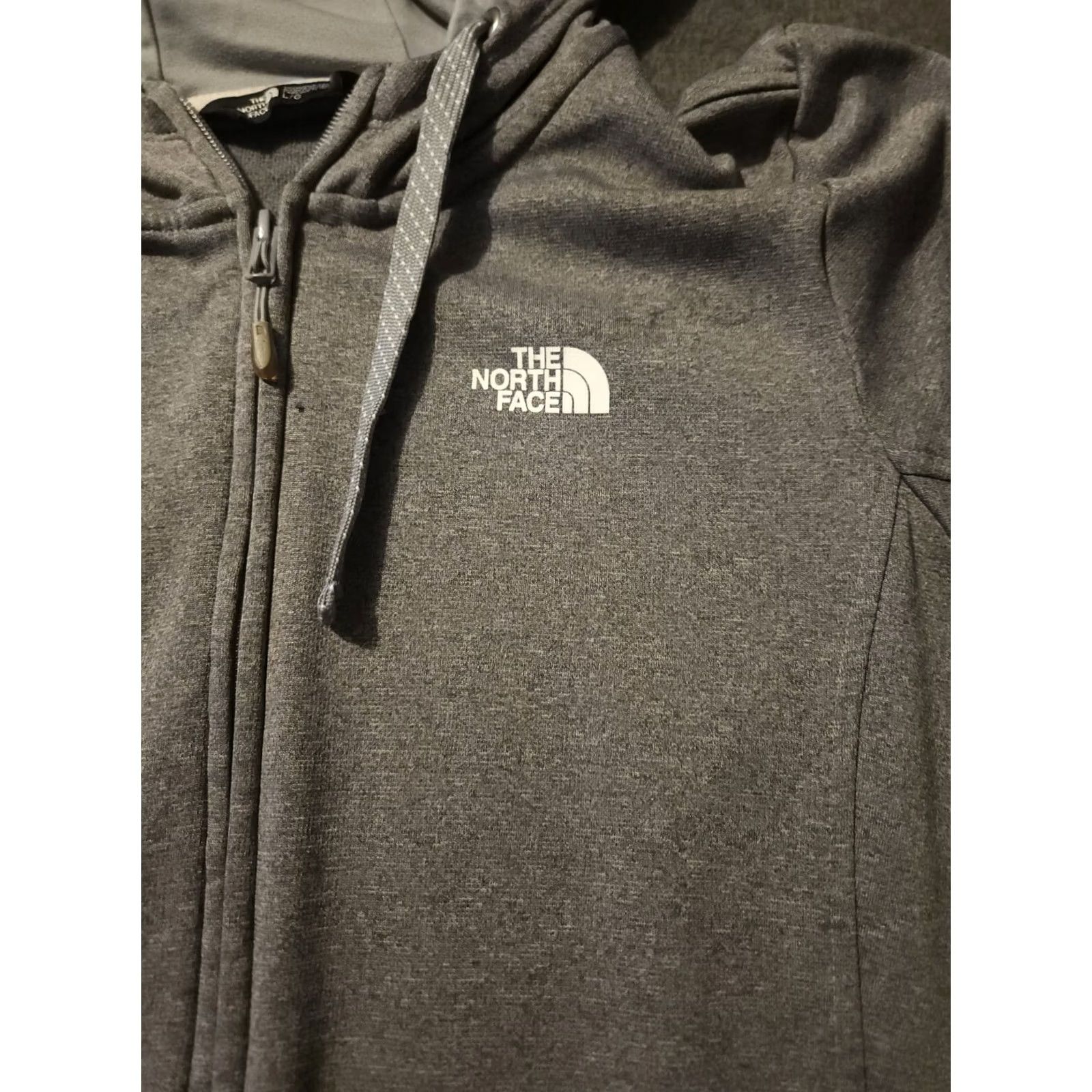 The North Face VINTAGE The North Face Full Zip Fleece Hooded Jacket Women's Large Gray Long Sleeve Size L / US 10 / IT 46 - 5 Thumbnail