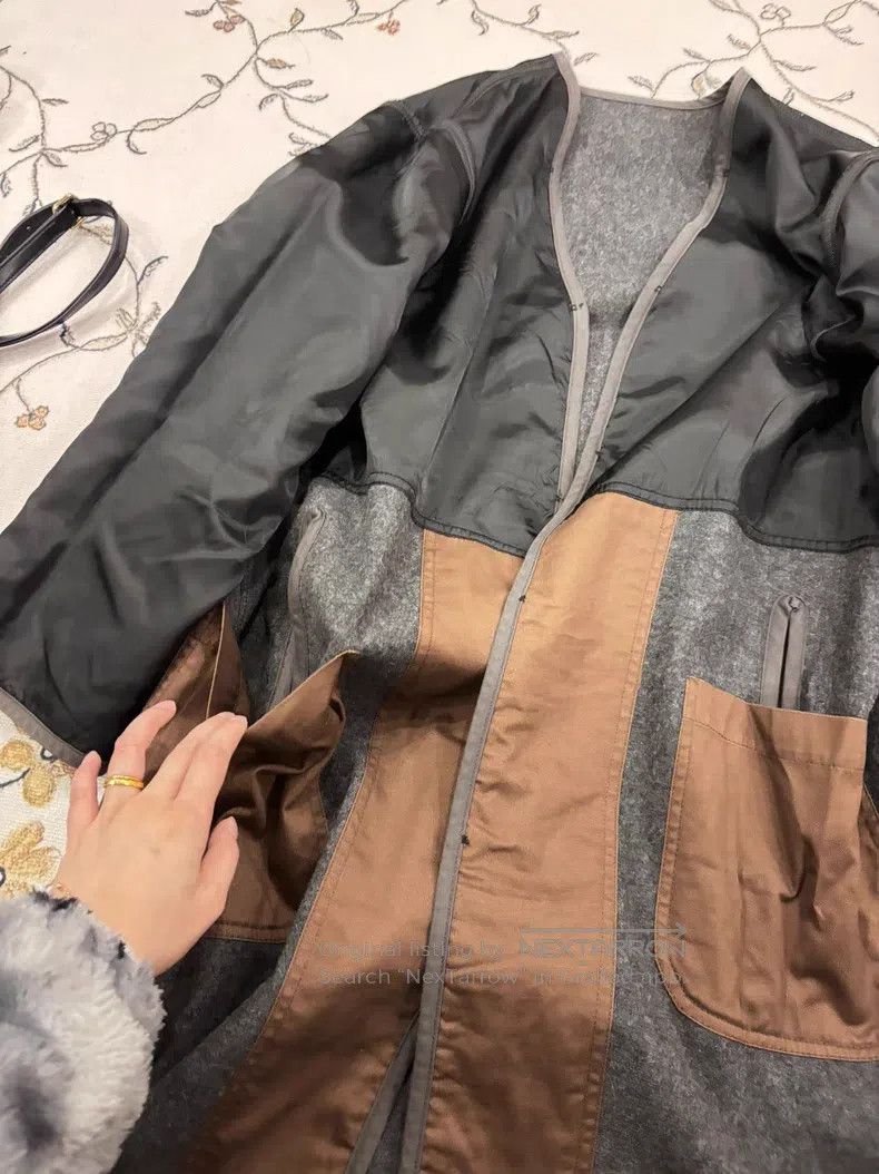 Comme des Garcons Comme Des Garcons Wool Patchwork Coat Size XS / US 0-2 / IT 36-38 - 5 Thumbnail