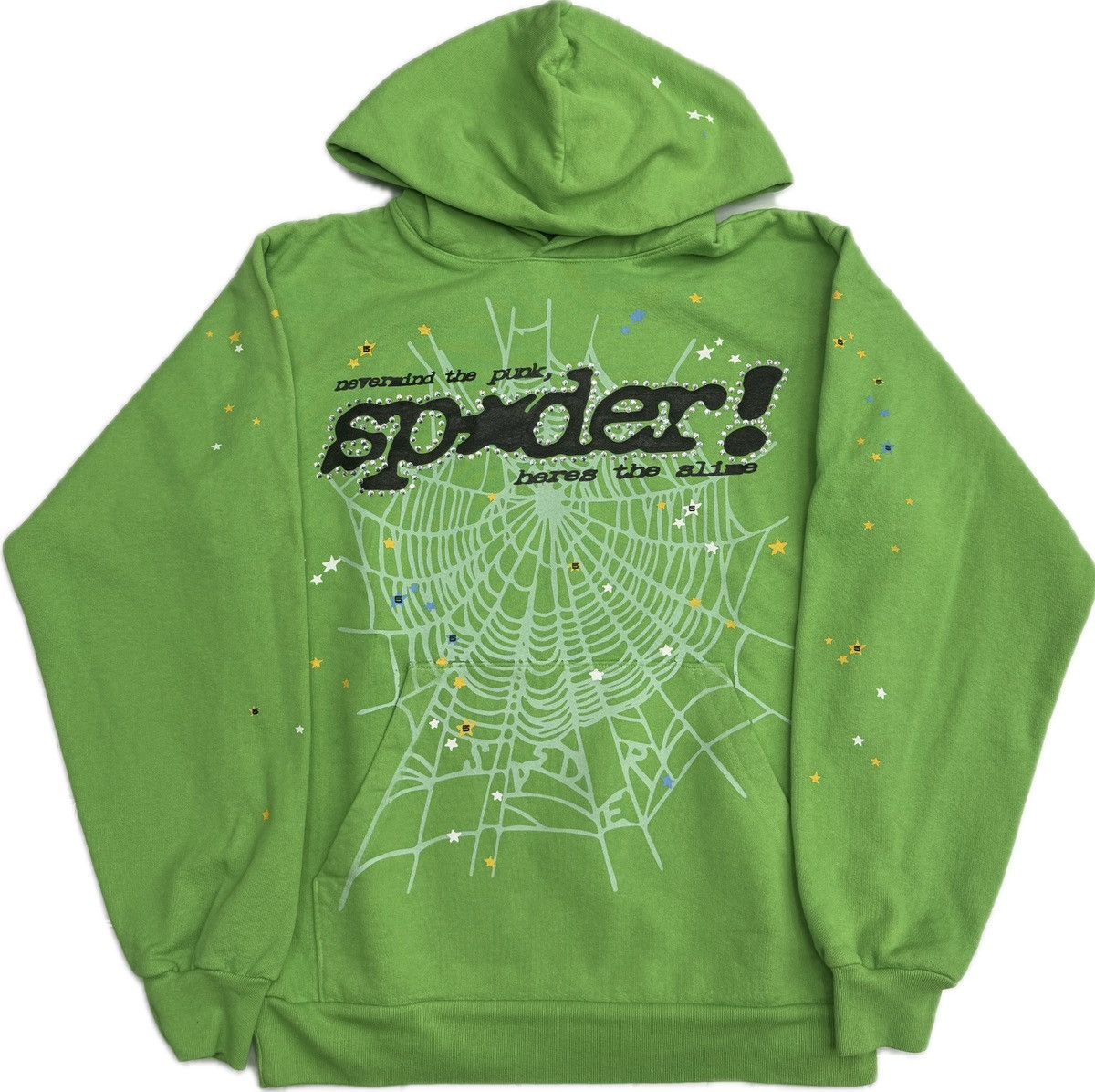 Sp5der Sp5der Rhinestone P*nk V2 Hoodie Size US S / EU 44-46 / 1 - 1 Thumbnail