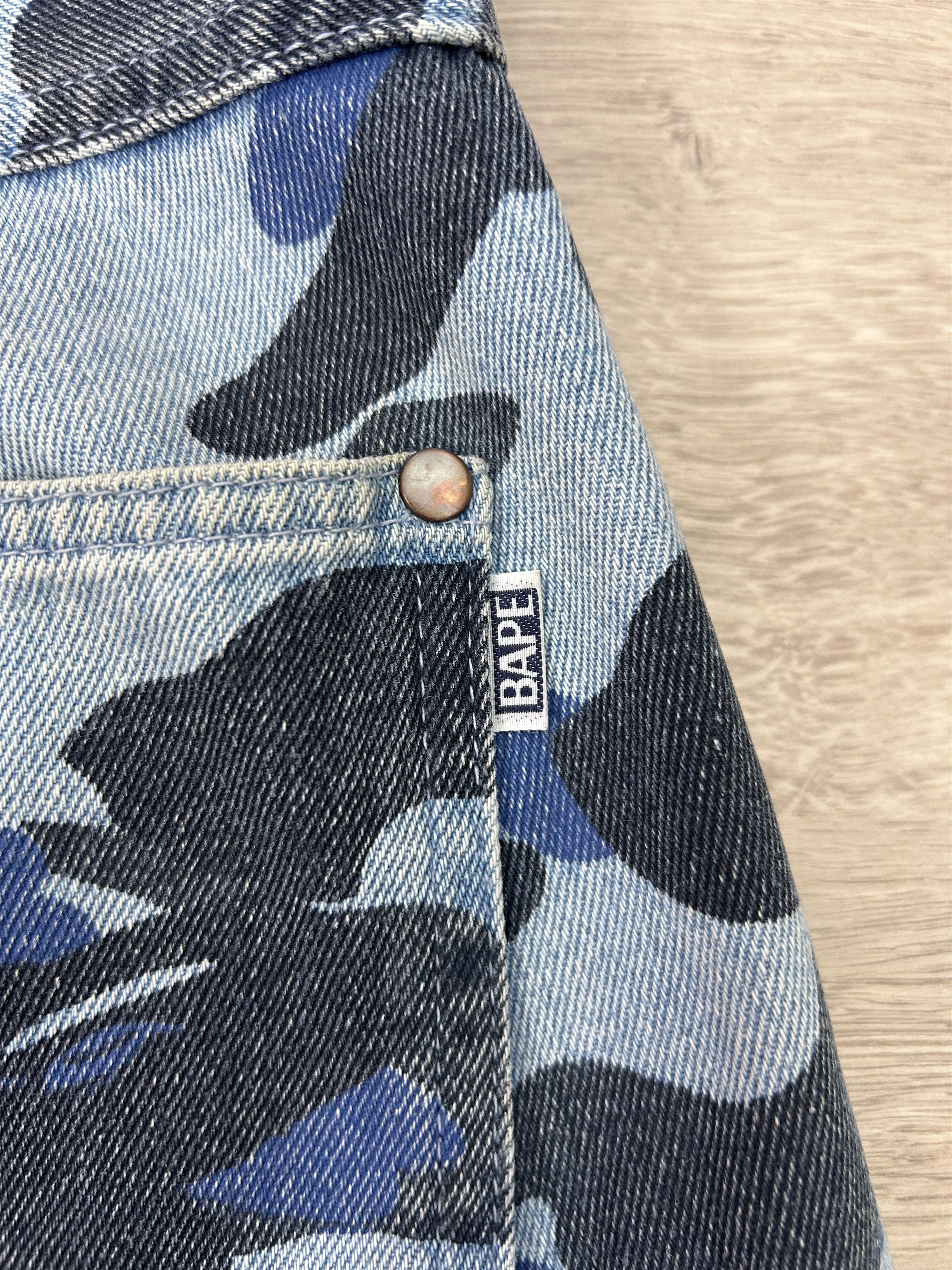 Bape BAPE Color Camo Denim Pants Light Indigo [Size L] Size US 36 / EU 52 - 6 Thumbnail
