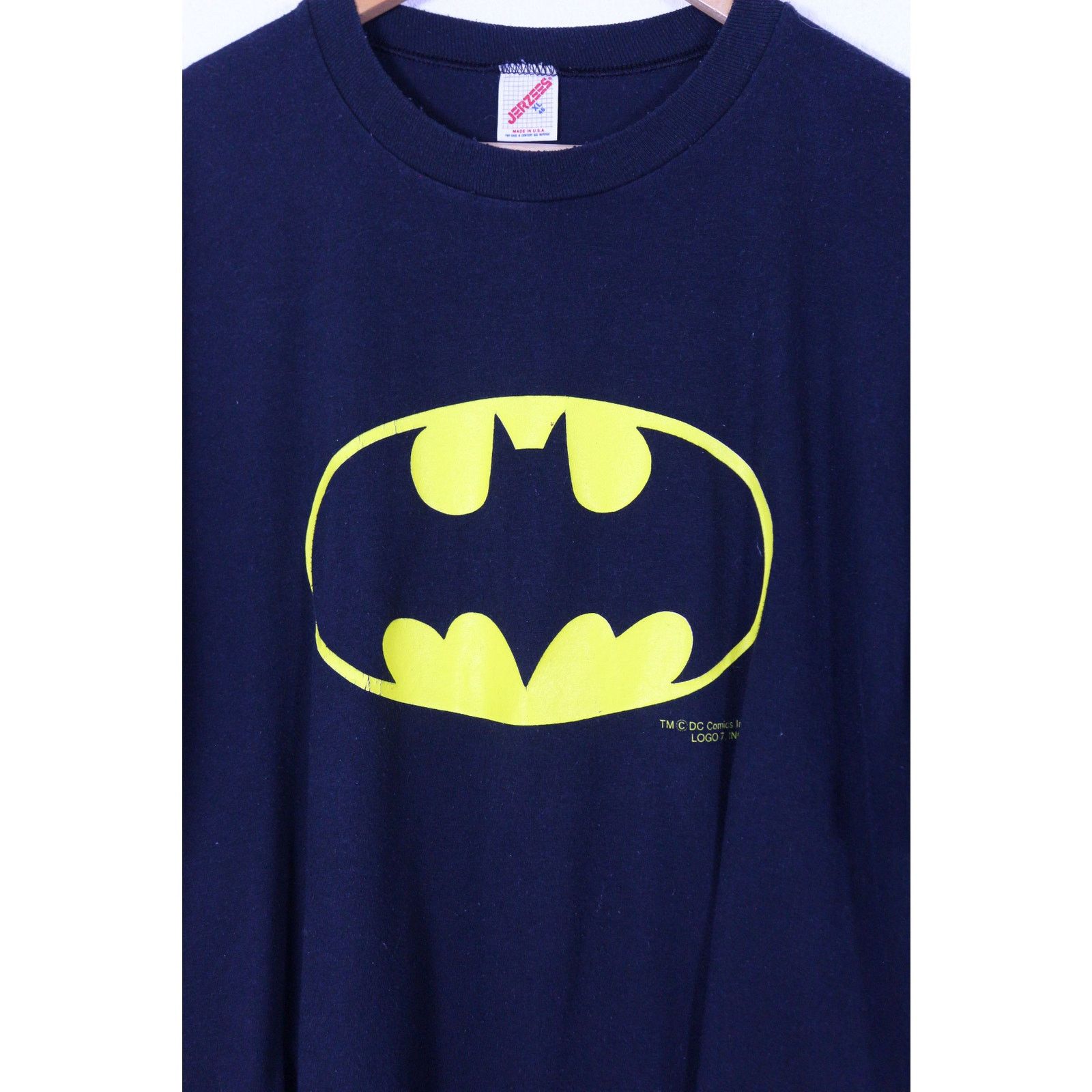 DC Comics Vintage Batman Movie DC Comics Logo 1989 Tee T-shirt 80s Size US XL / EU 56 / 4 - 5 Thumbnail