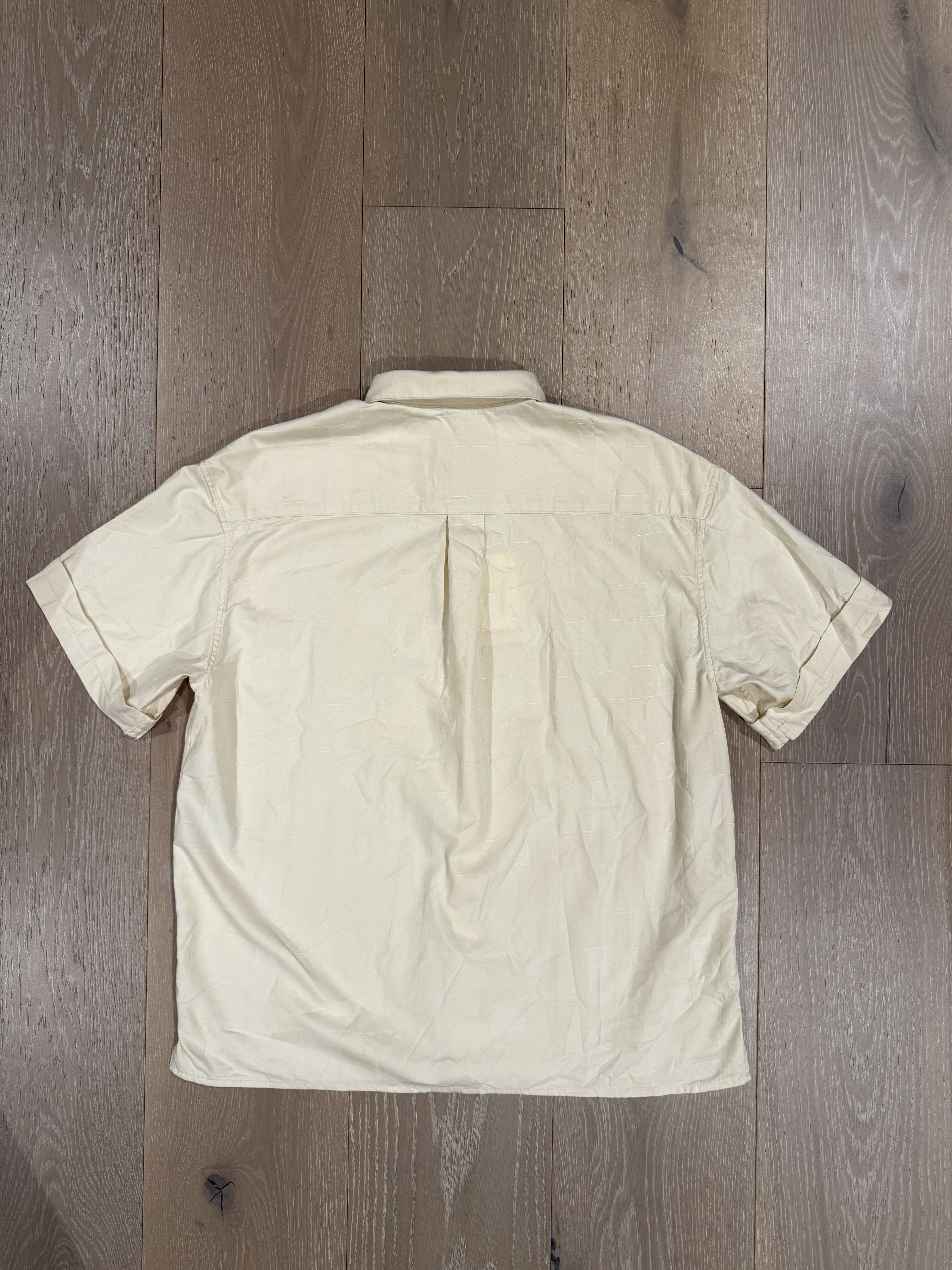 A Kind Of Guise 💚 SS24 A Kind Of Guise Elio Shirt Cubed Ivory Medium NEW Size US M / EU 48-50 / 2 - 15 Thumbnail
