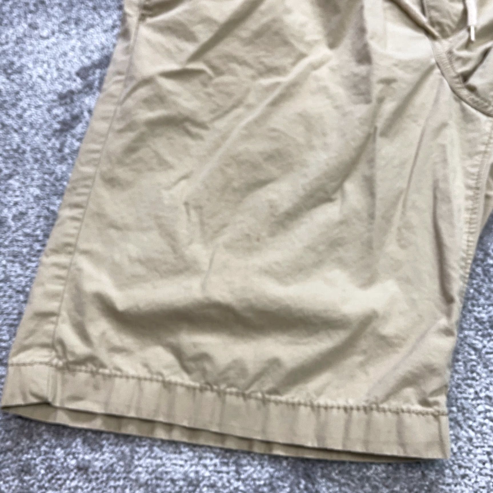 Vintage G & M Sweat Shorts Womens 36 Brown Drawstring Pockets 100% Cotton Regular Inseam 10 in Front Flat Front Casual Size 24" / US 00 / IT 34 - 5 Thumbnail