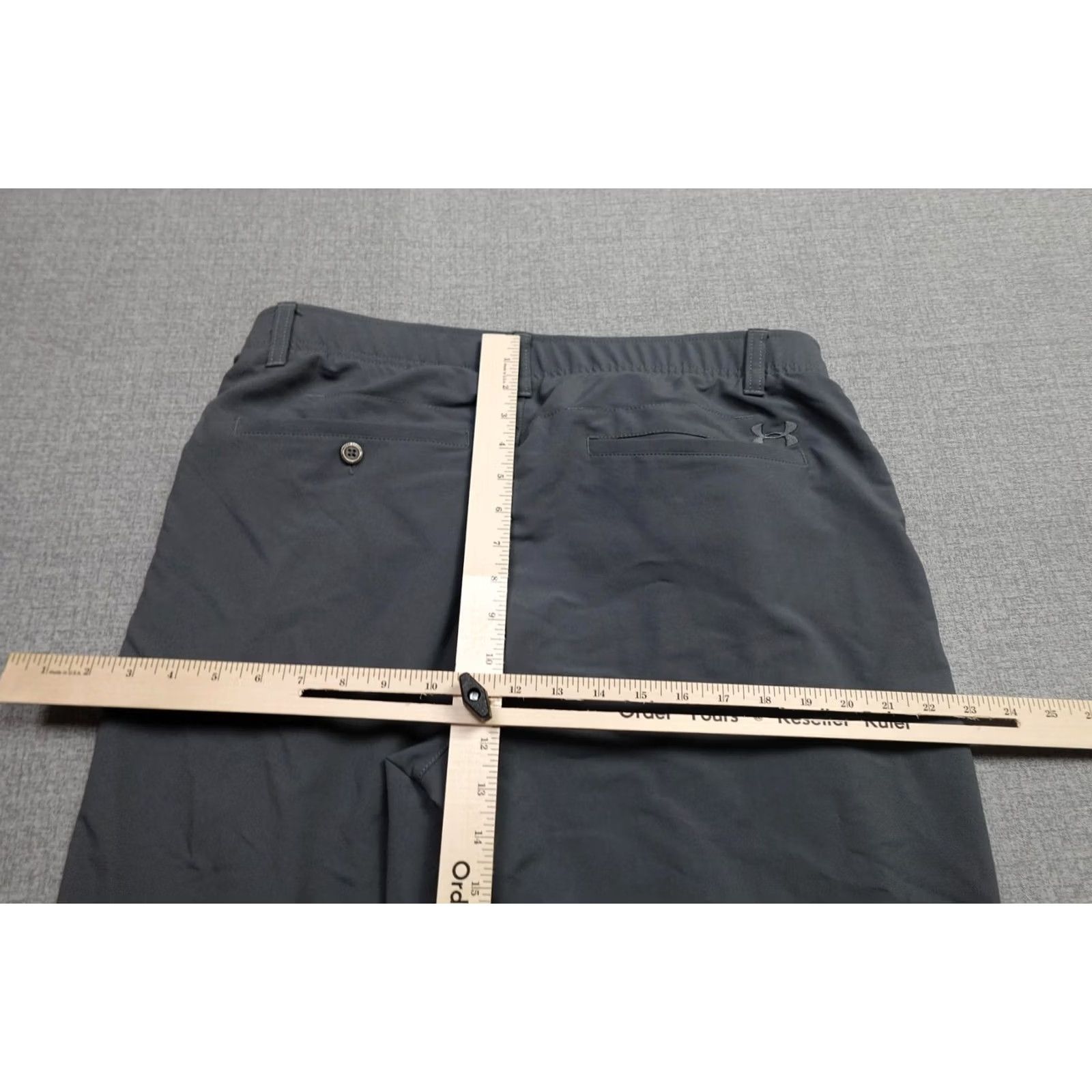 Under Armour Under Armour Golf Pants Mens 36x30 Gray Regular Chino Performance Stretch Gym Training Casual Travel Golf Pants Mens Gray Regular Fit Chino 36/30 Mens Size US 36 / EU 52 - 7 Thumbnail