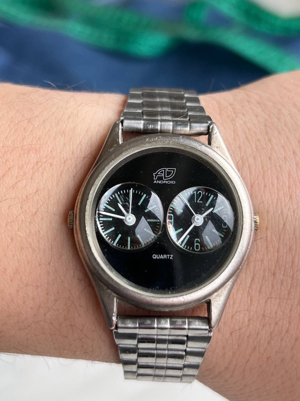 Japanese Brand × Vintage Vintage Double Dial Japanese style futuristic Steel Watch Size ONE SIZE - 10 Thumbnail