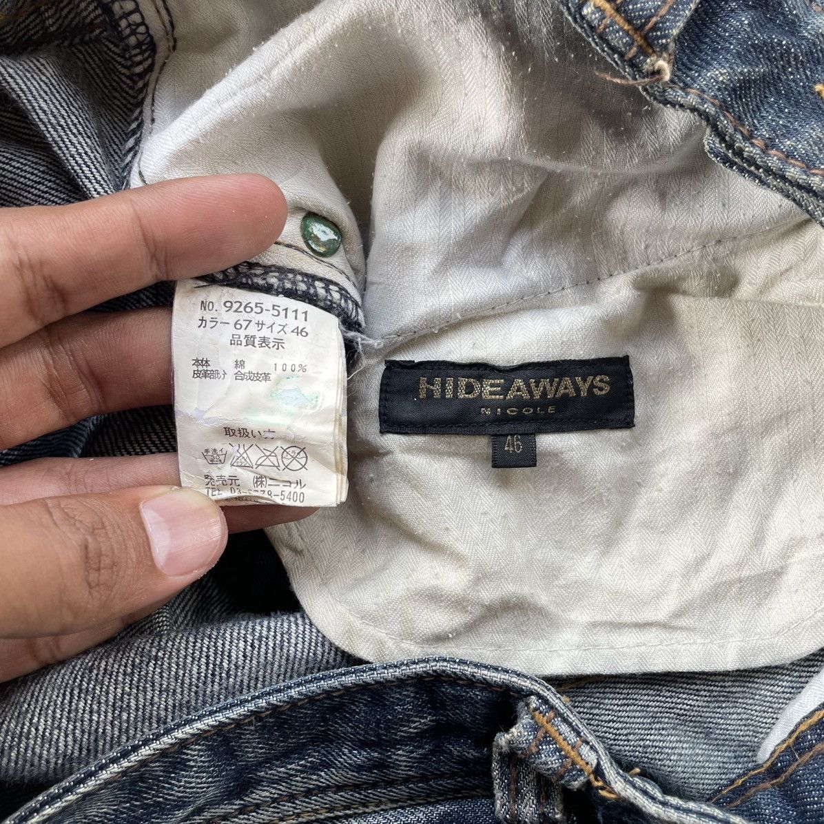 If Six Was Nine 2000s Hideaways - Flare Patchwork Distressed Jeans Size US 32 / EU 48 - 7 Thumbnail