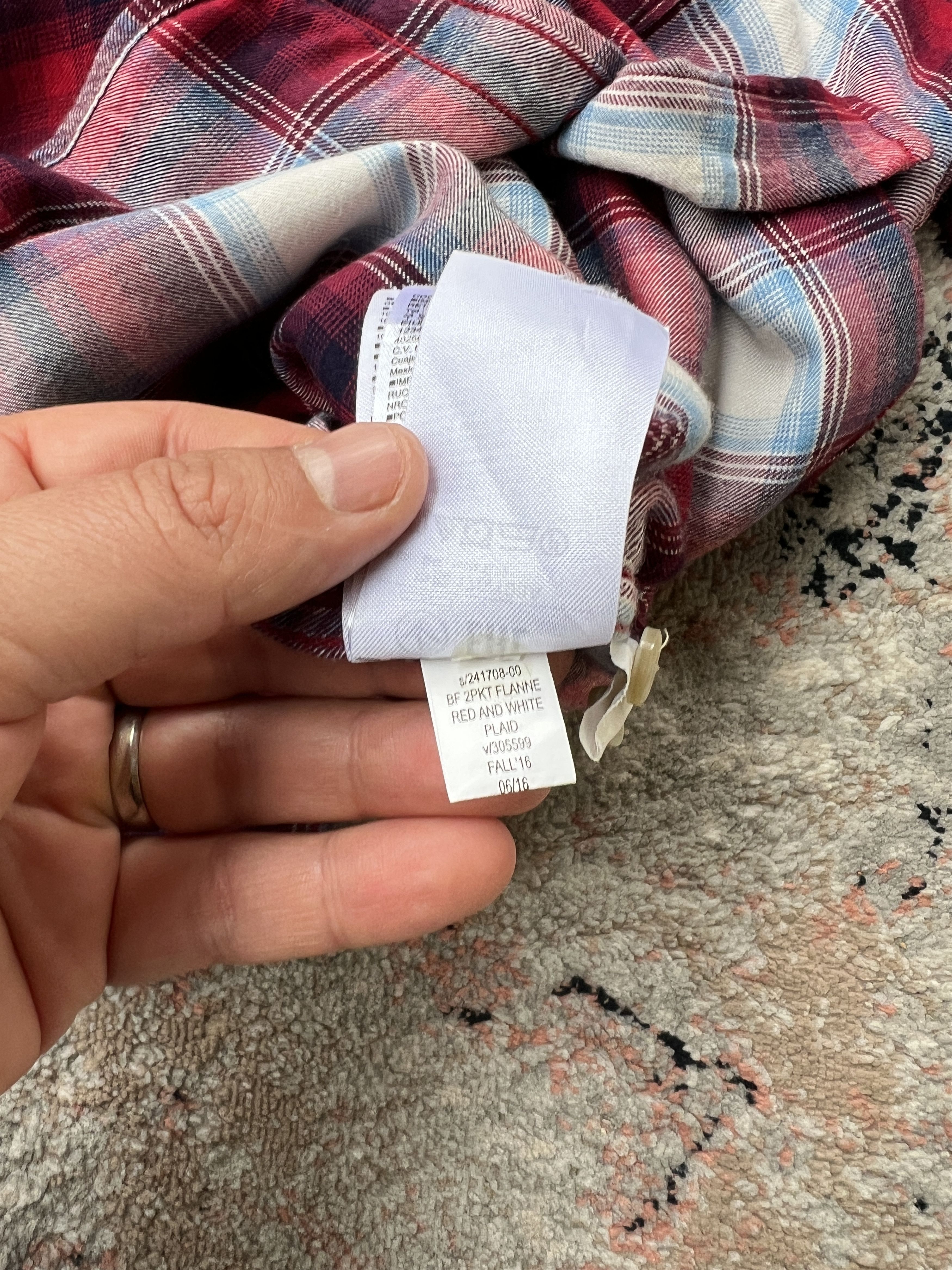 Gap Gap + Pendleton 100% Viscose Shirt Size US XL / EU 56 / 4 - 6 Thumbnail