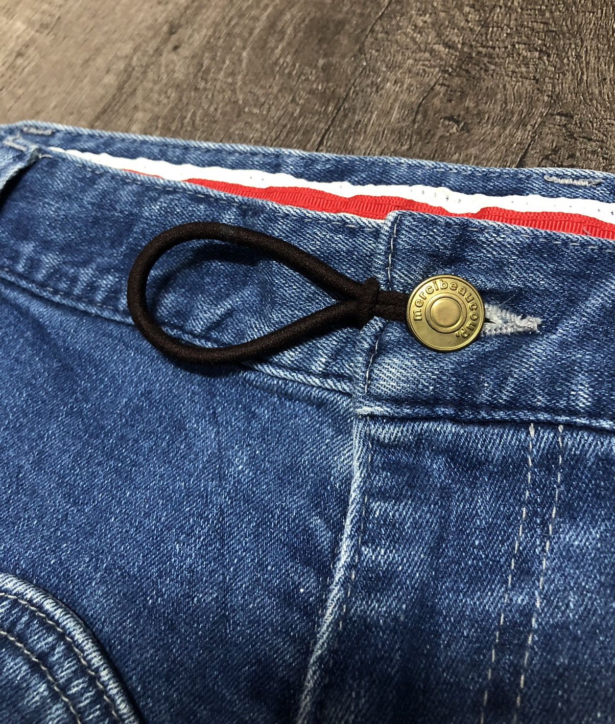 Issey Miyake × Vintage × mercibeaucoup Vintage Mercibeaucoup Issey Miyake Jeans Size 33" - 10 Thumbnail