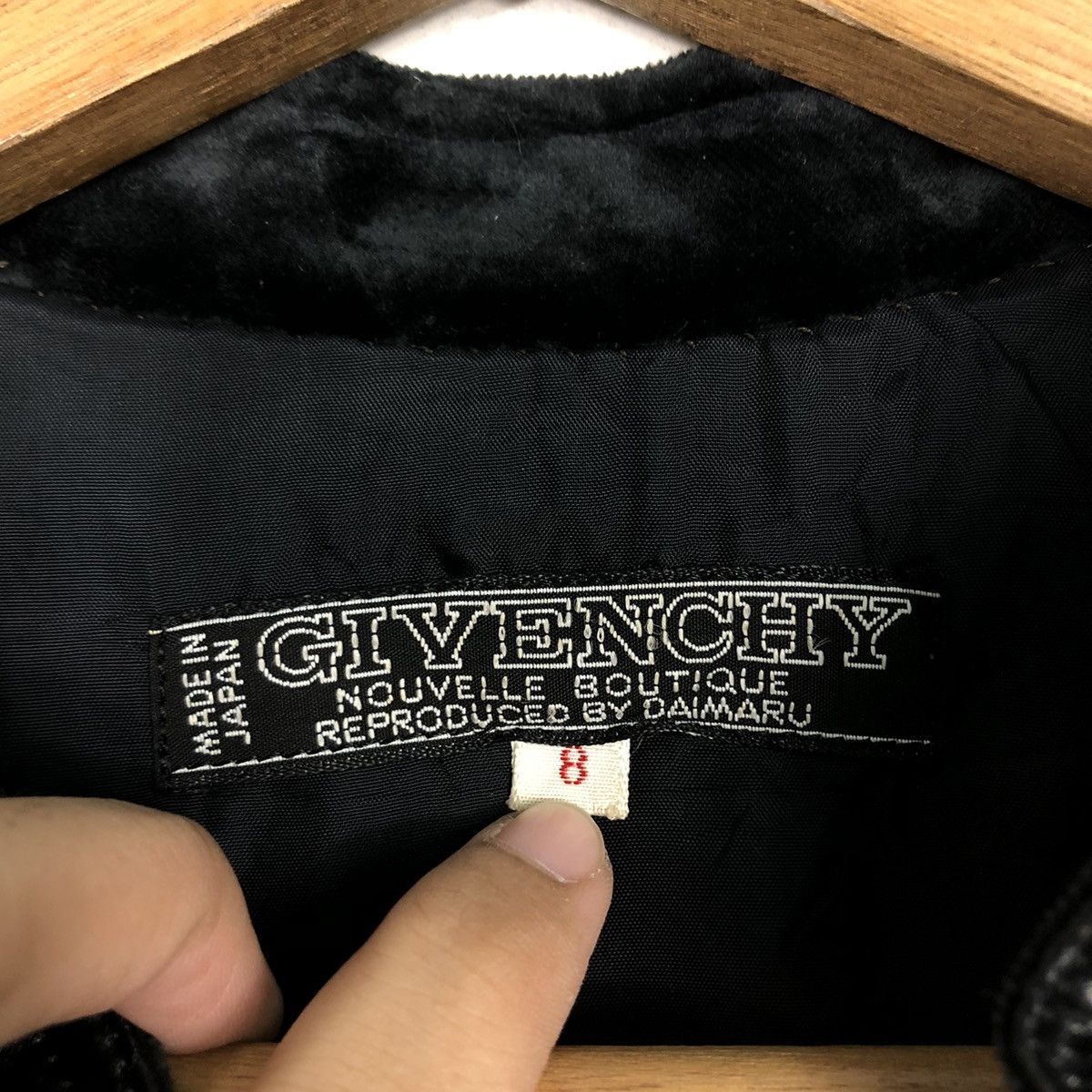Givenchy × Japanese Brand × Vintage Vintage Biker Jacket Soft Leather Givenchy Nouvelle Boutique Size US M / EU 48-50 / 2 - 18 Thumbnail