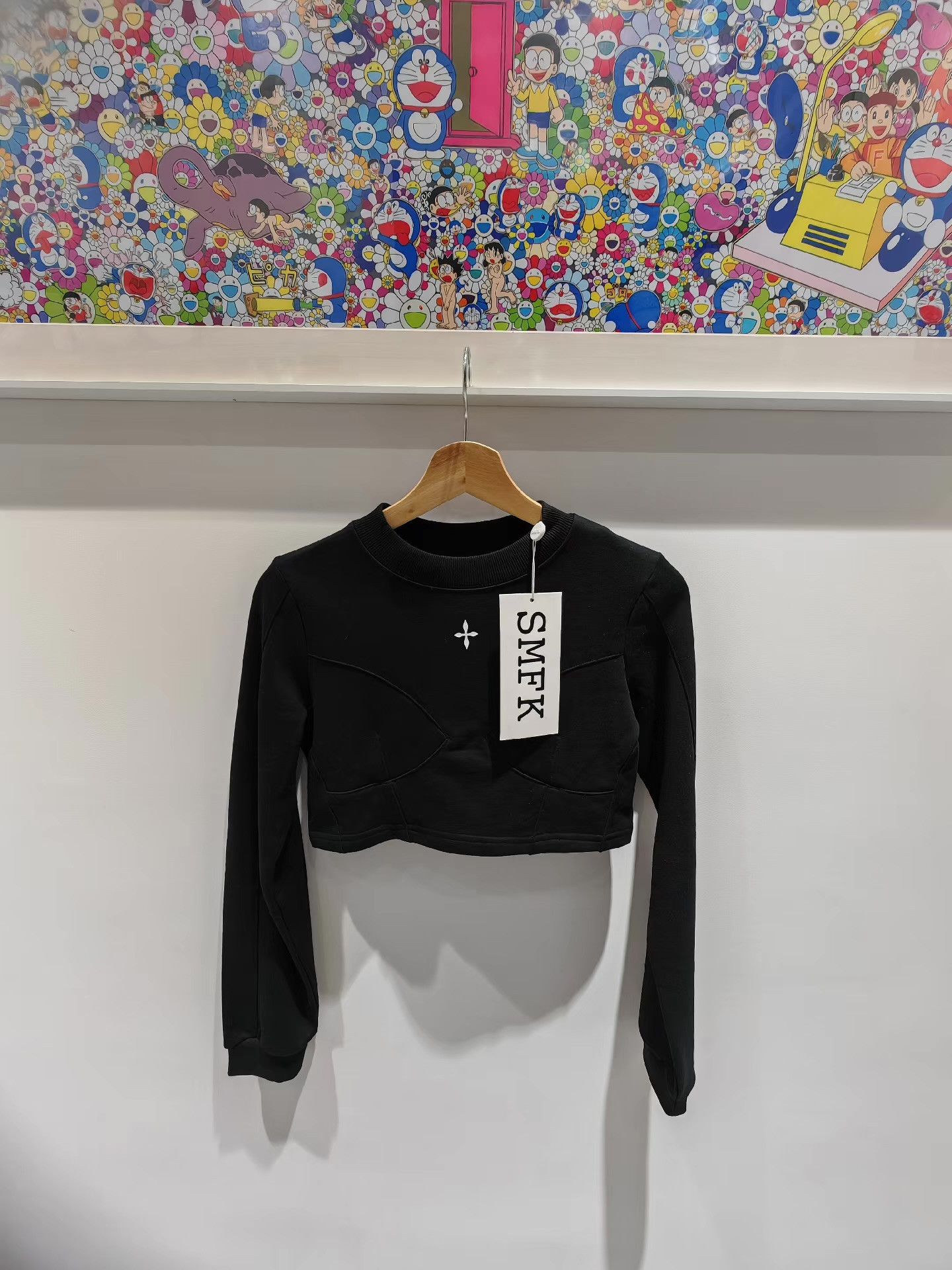 SMFK SMFK Dancer Slim Fit Short Knit Top UT017B。 Q15 Size S / US 4 / IT 40 - 1 Thumbnail